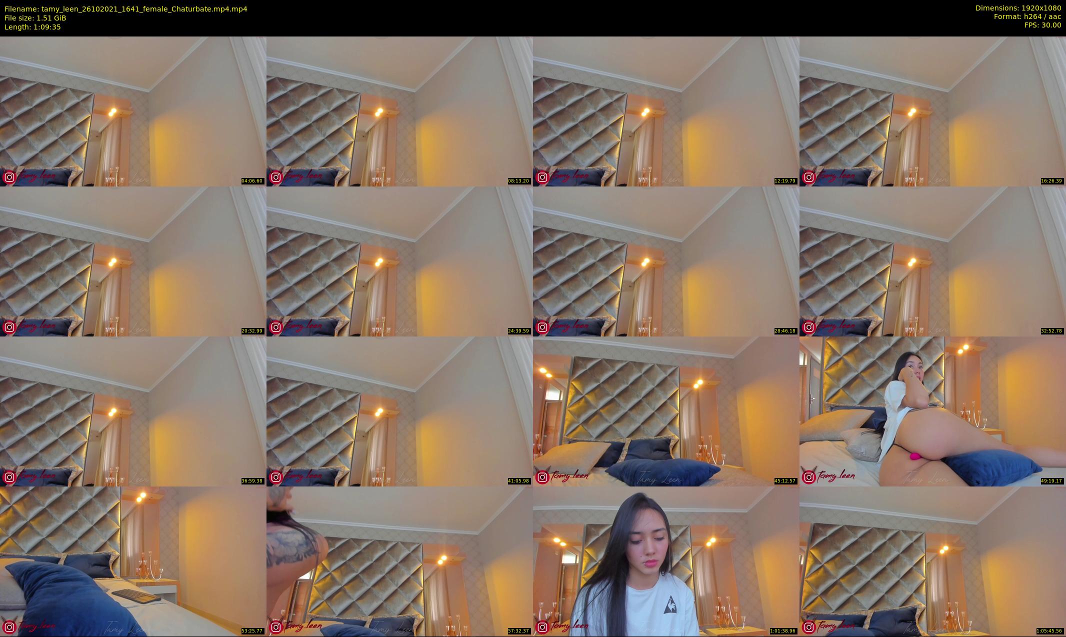 tamy_leen — 70 minute Chaturbate female cam show recording, 1080p, Oct 26, 2021