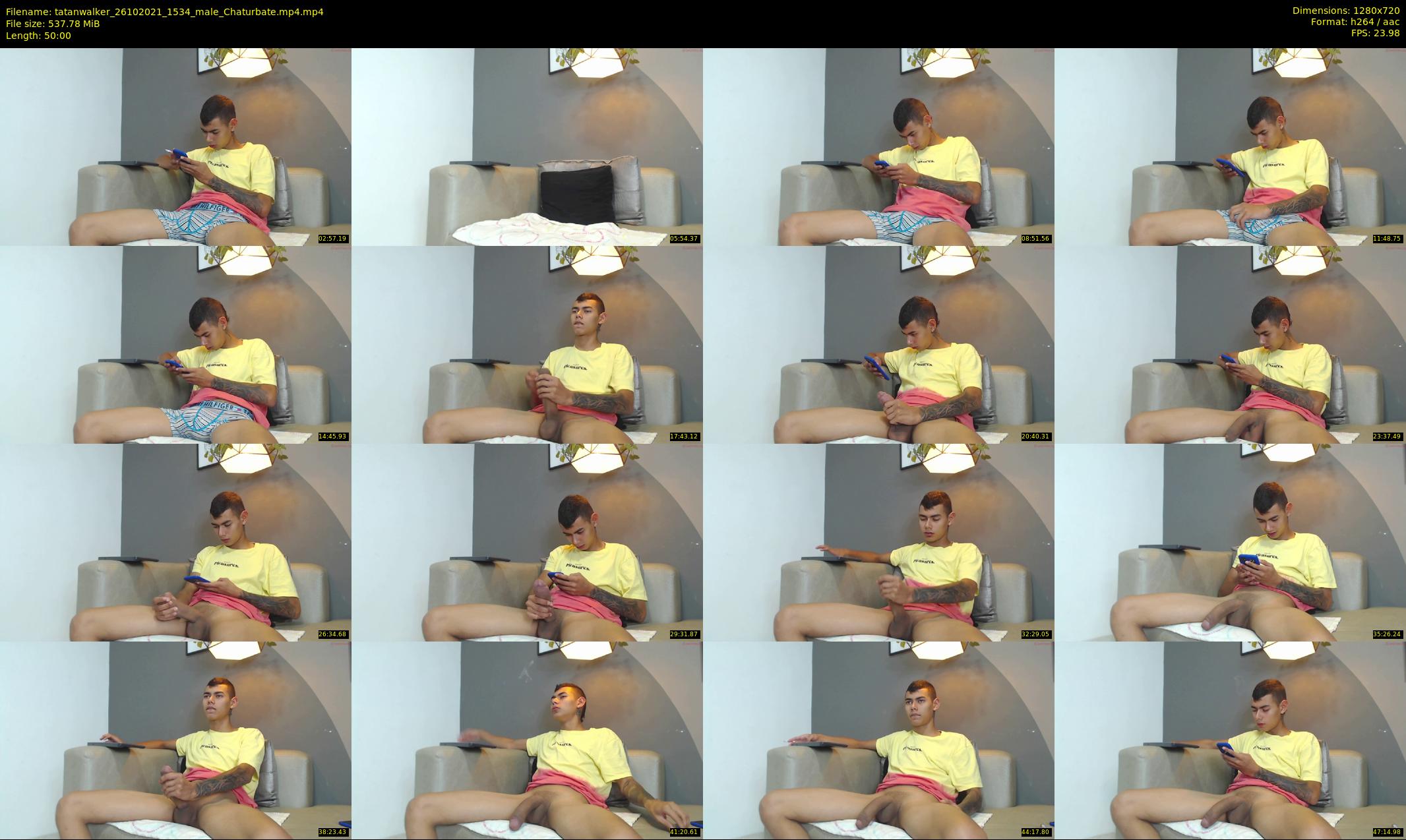 tatanwalker — 50 minute Chaturbate male cam show recording, 720p, Oct 26, 2021