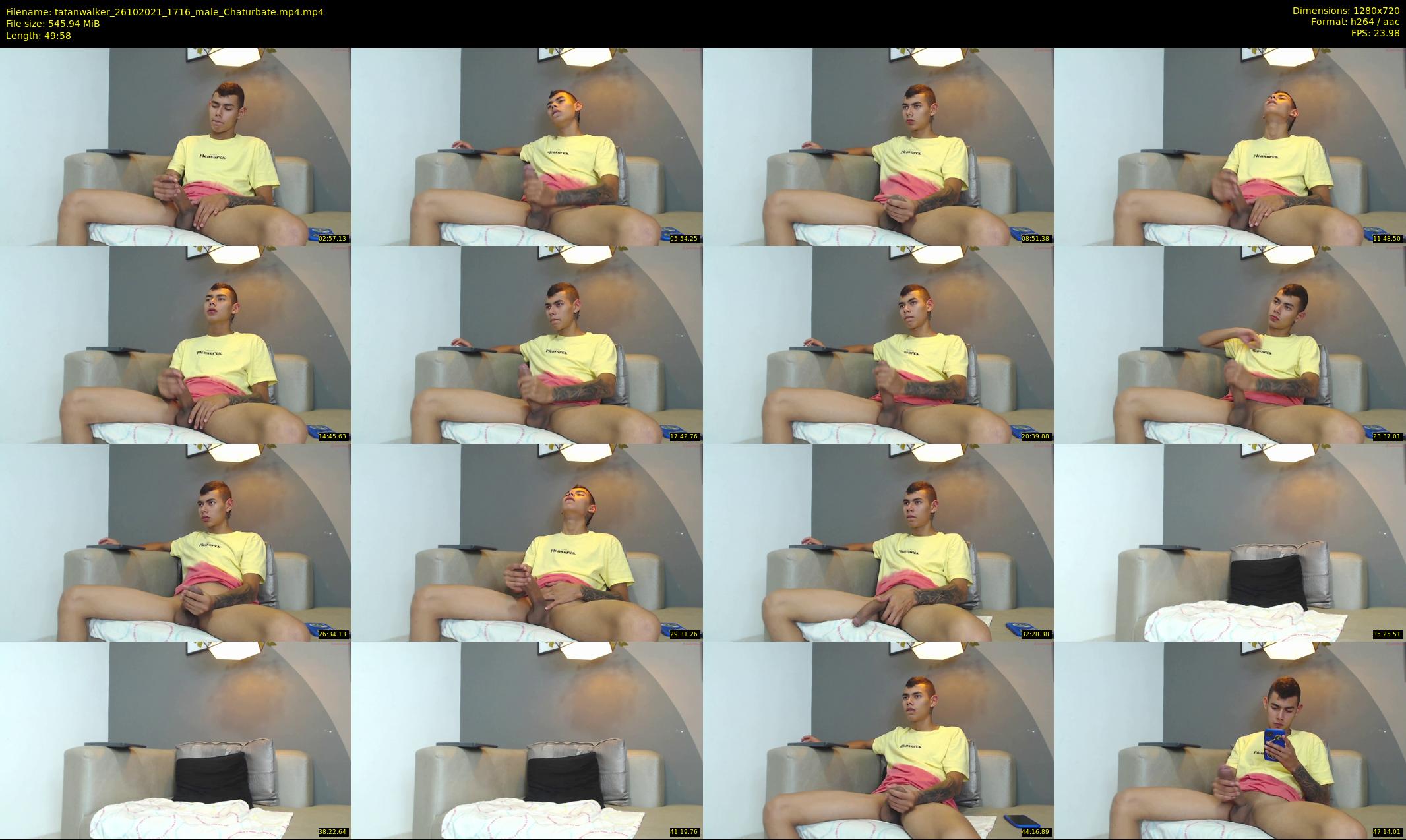 tatanwalker — 50 minute Chaturbate male cam show recording, 720p, Oct 26, 2021