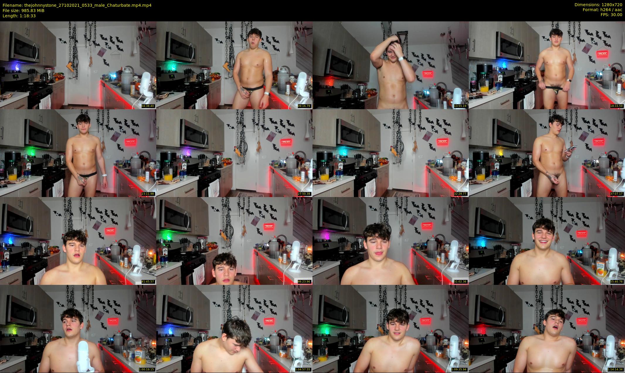 thejohnnystone — 79 minute Chaturbate male cam show recording, 720p, Oct 27, 2021