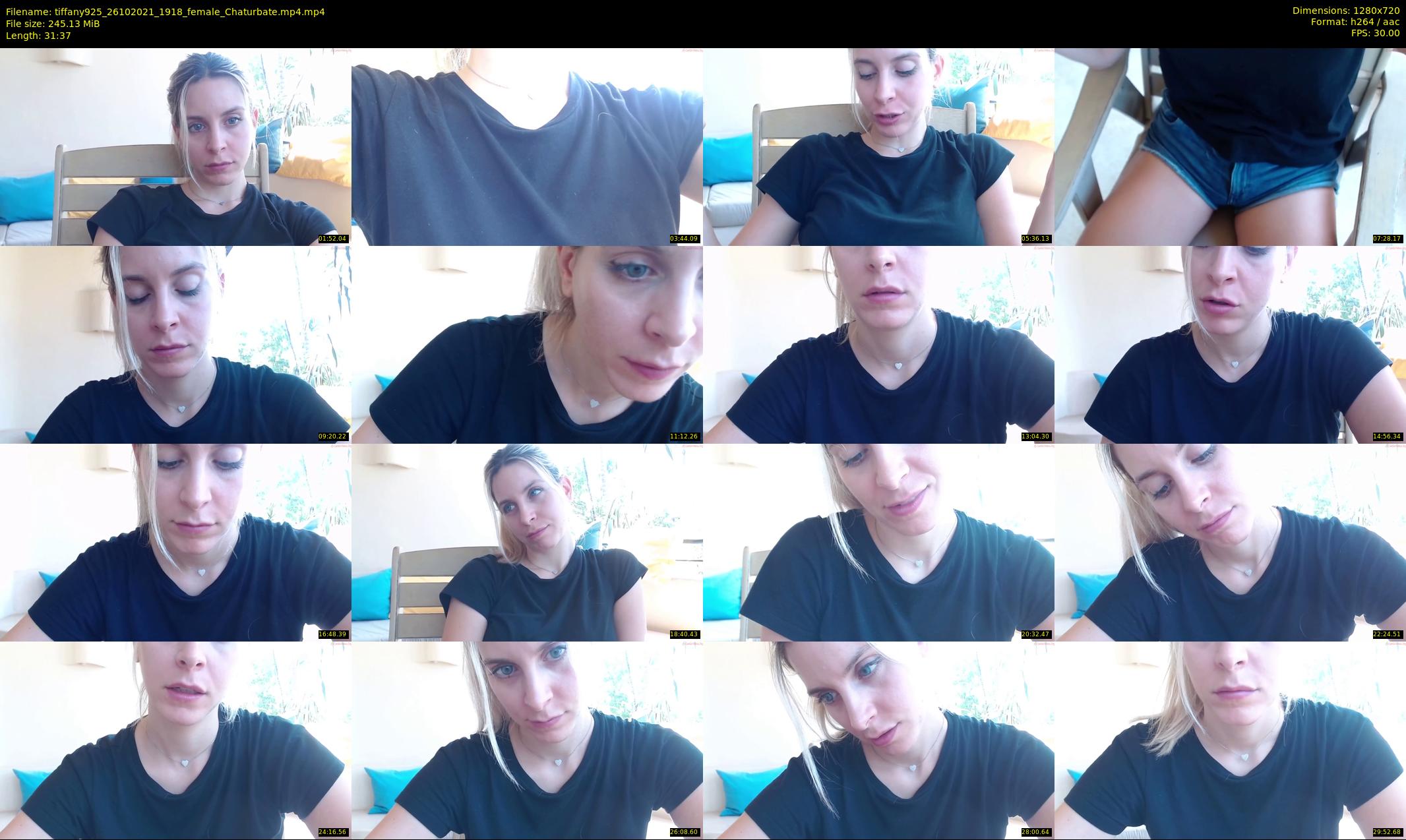 tiffany925 — 32 minute Chaturbate female cam show recording, 720p, Oct 26, 2021