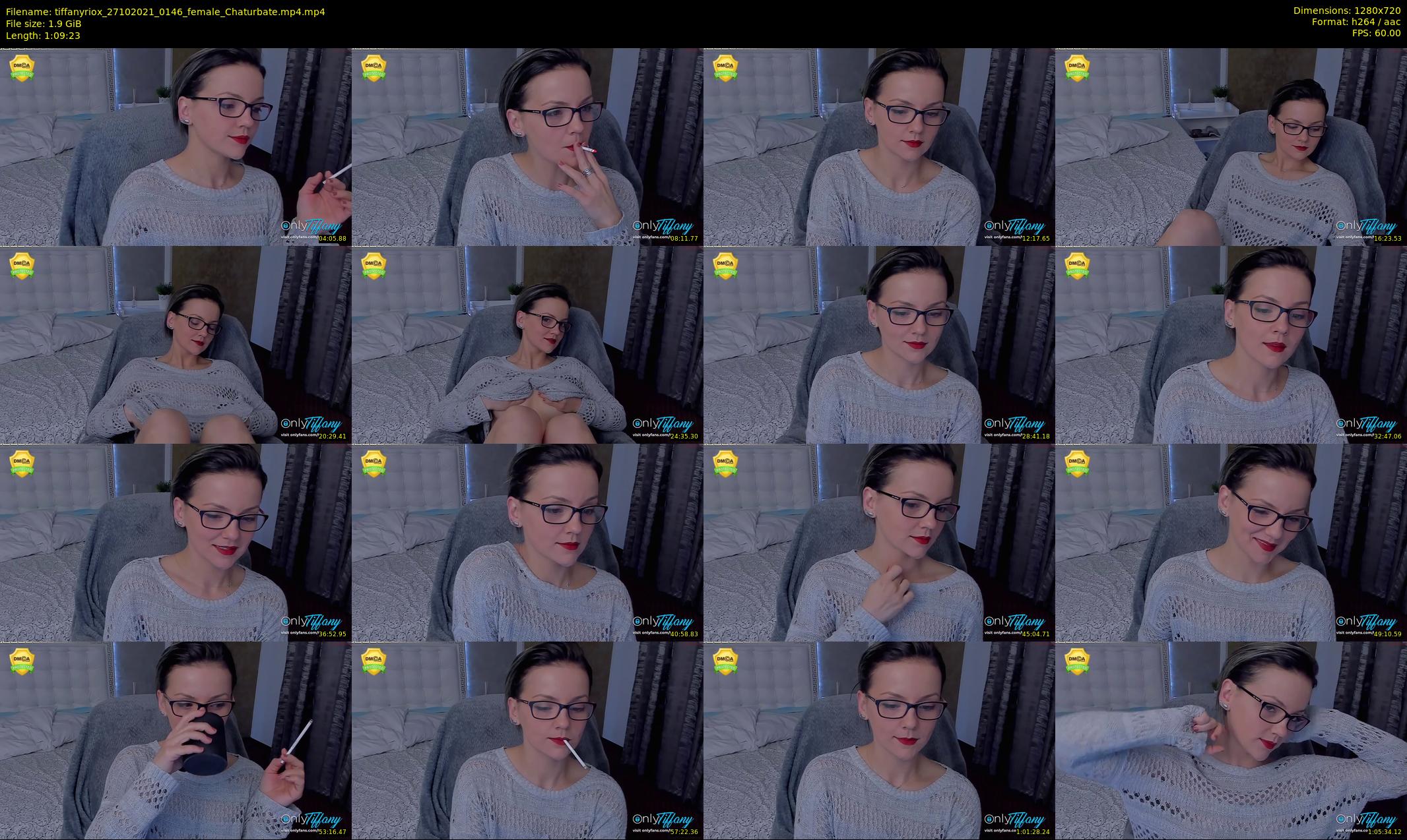 tiffanyriox — 70 minute Chaturbate female cam show recording, 720p, Oct 27, 2021