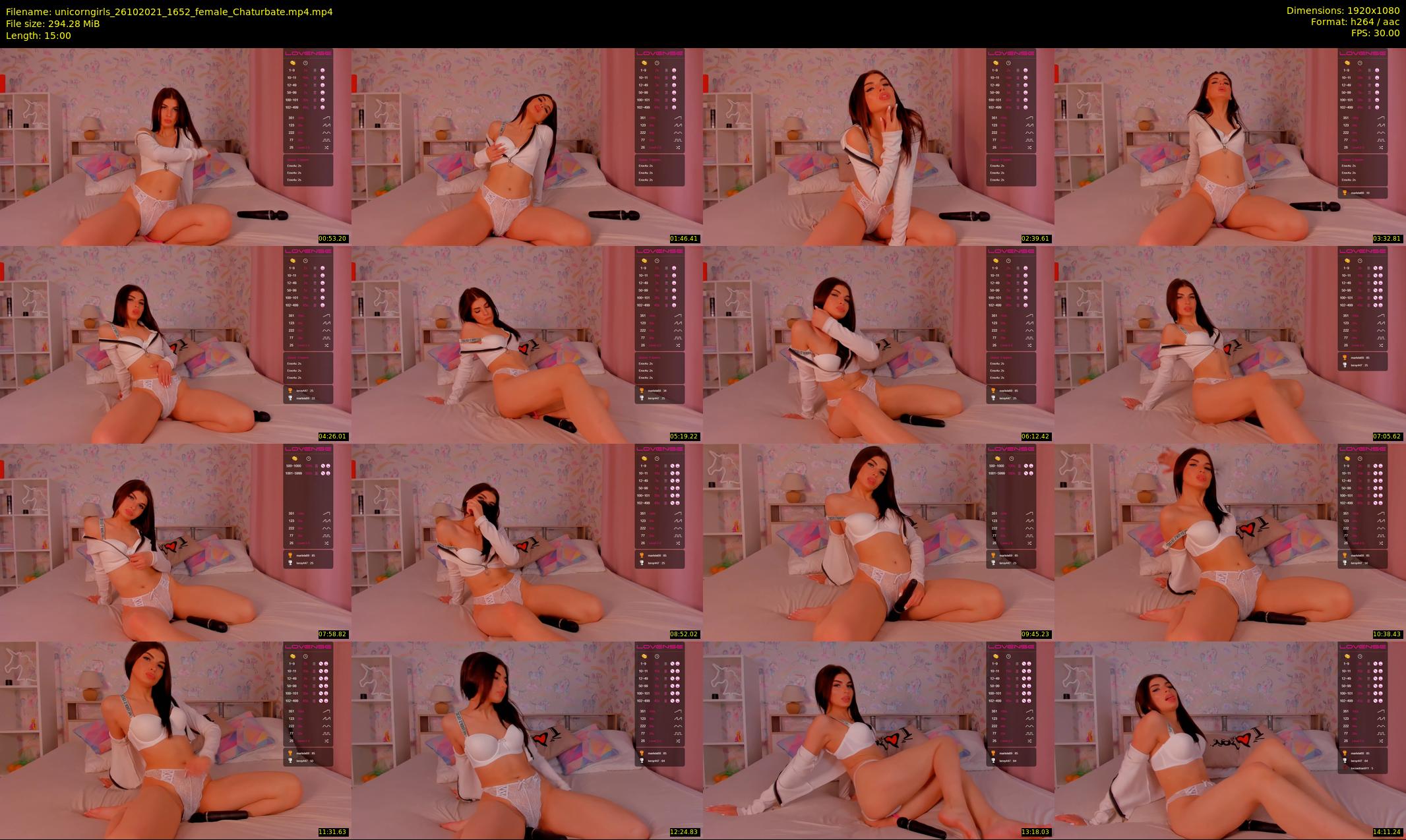 unicorngirls — 15 minute Chaturbate couple cam show recording, 1080p, Oct 26, 2021