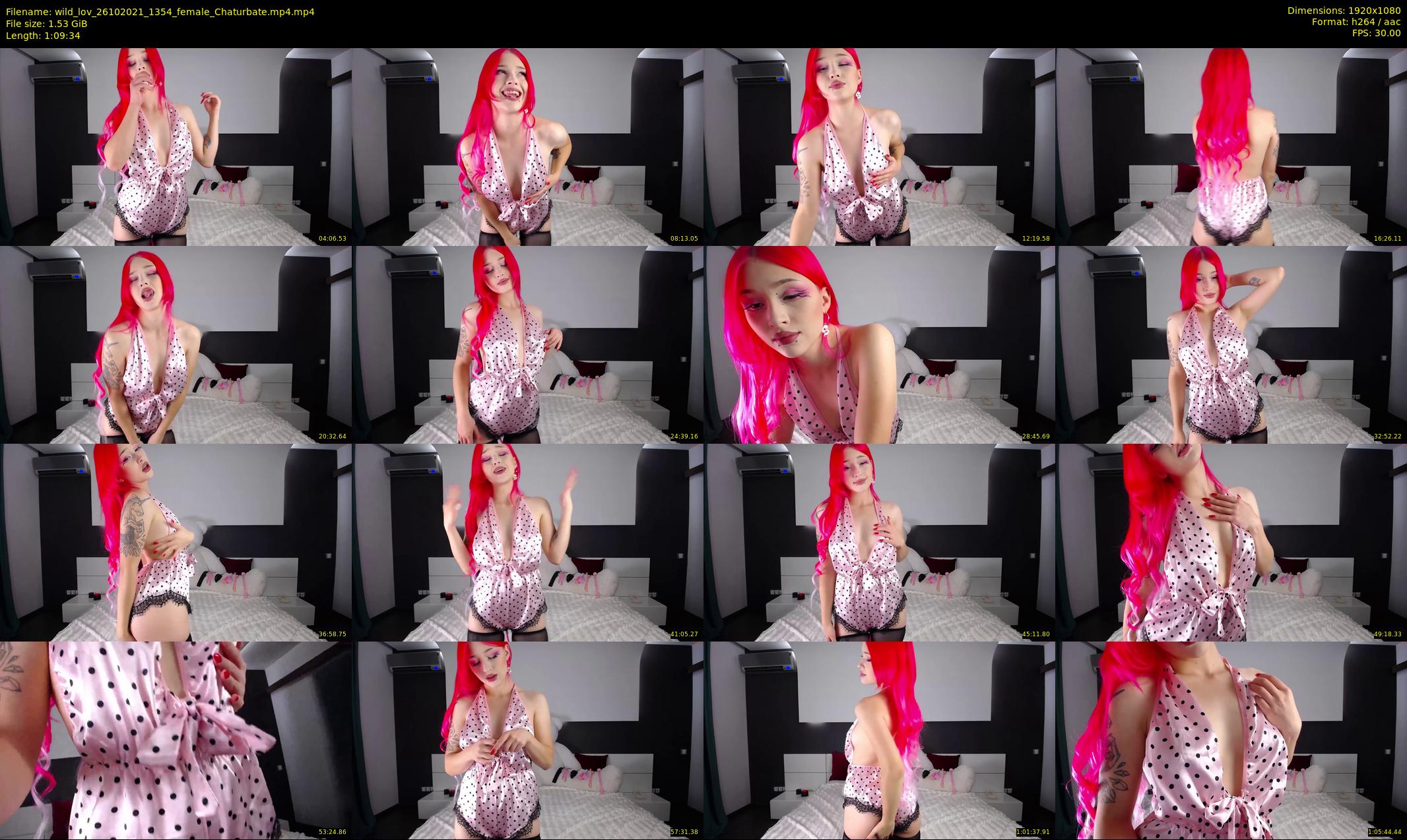 wild_lov — 70 minute Chaturbate female cam show recording, 1080p, Oct 26, 2021