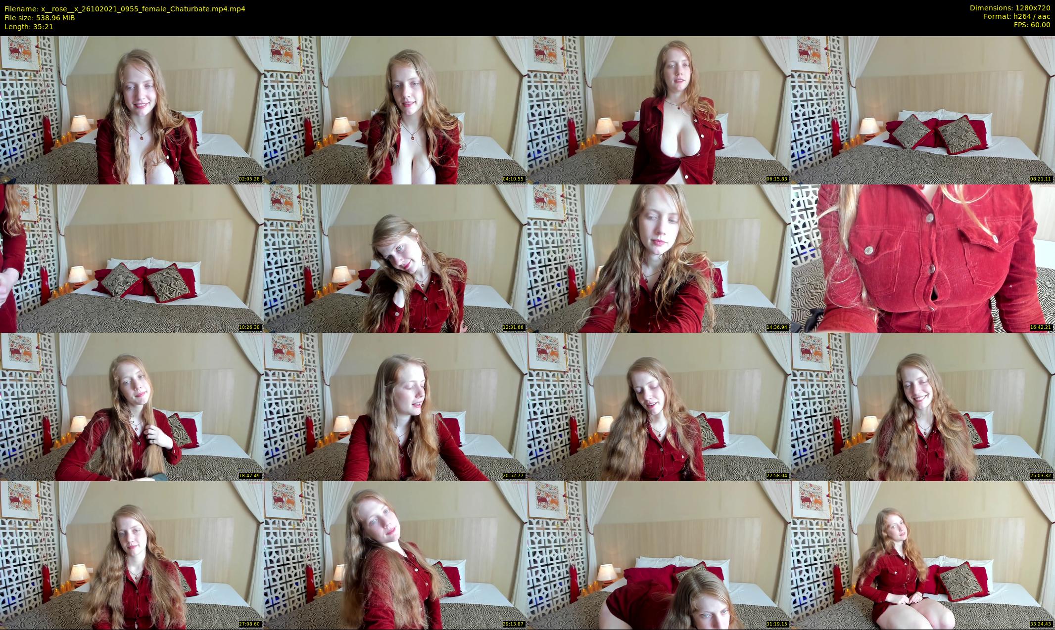x__rose__x — 36 minute Chaturbate female cam show recording, 720p, Oct 26, 2021