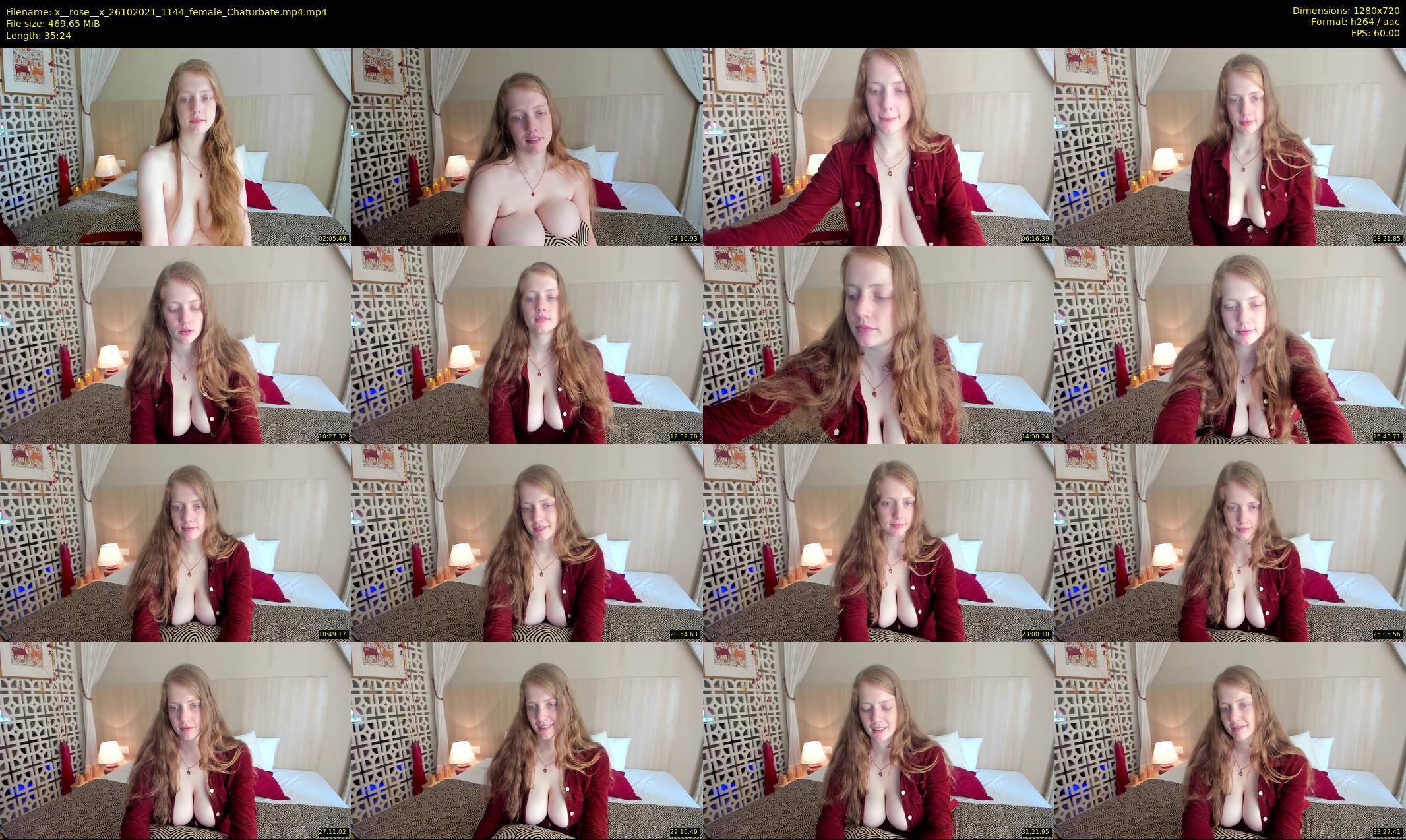 x__rose__x — 36 minute Chaturbate female cam show recording, 720p, Oct 26, 2021