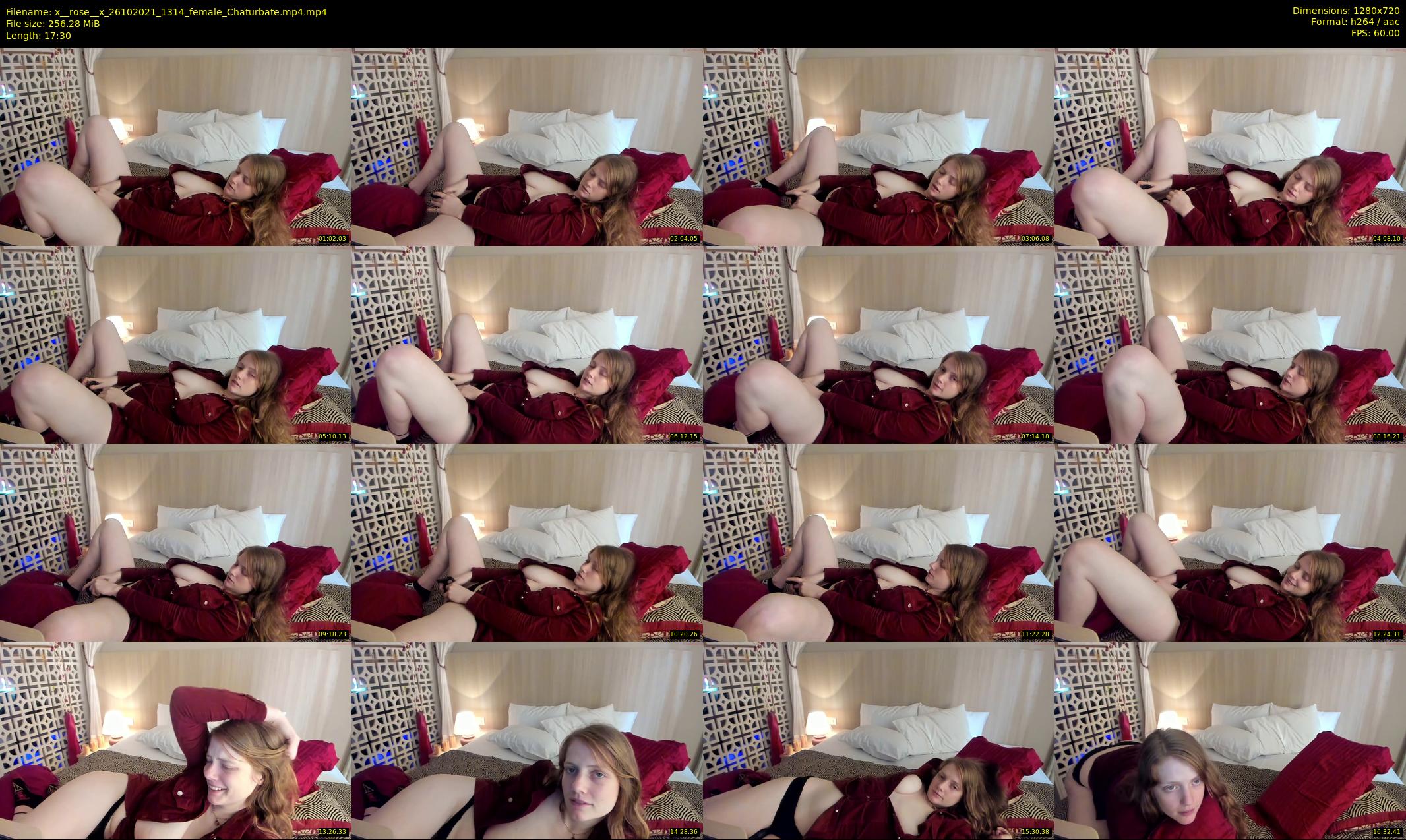 x__rose__x — 18 minute Chaturbate female cam show recording, 720p, Oct 26, 2021