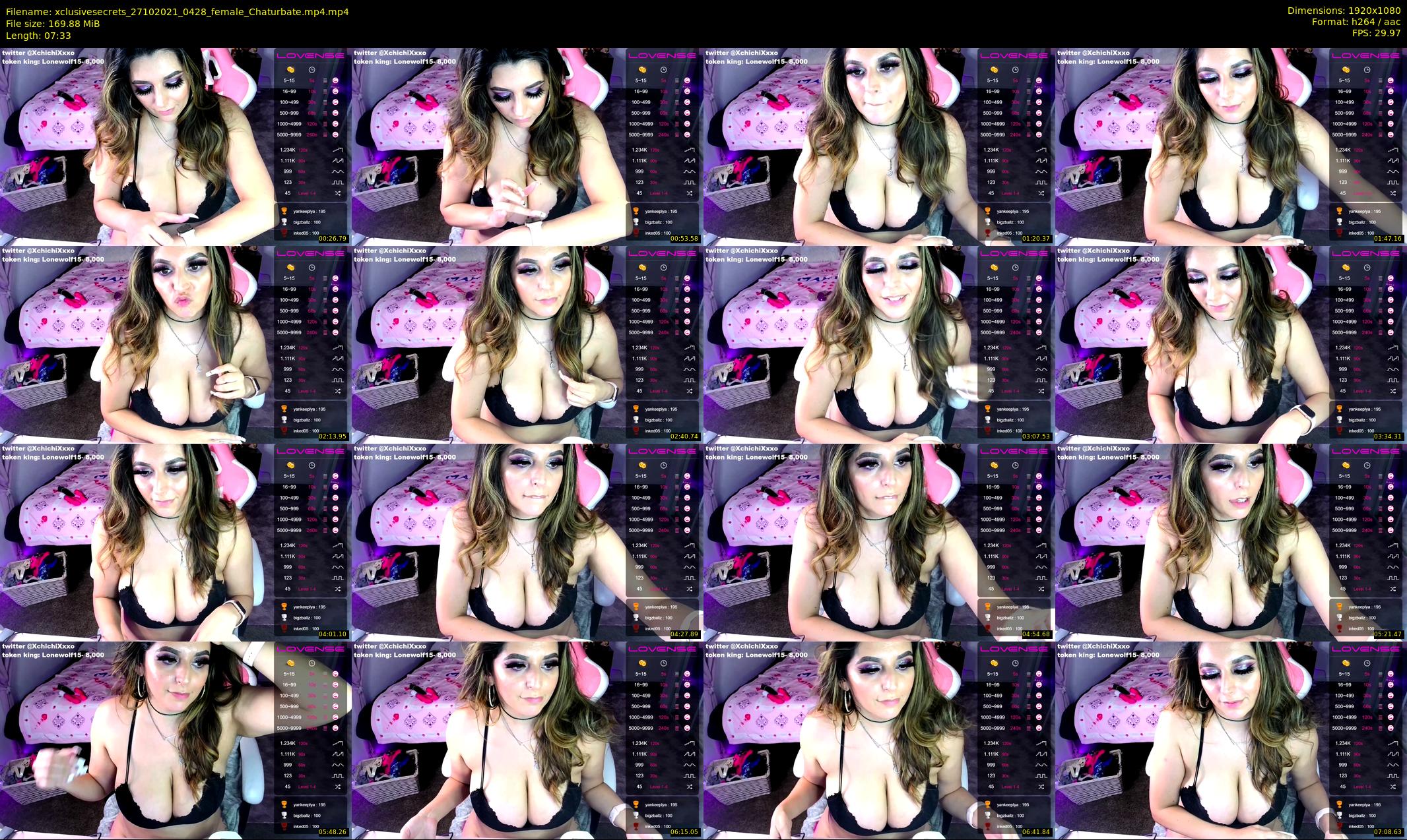 xclusivesecrets — 8 minute Chaturbate female cam show recording, 1080p, Oct 27, 2021