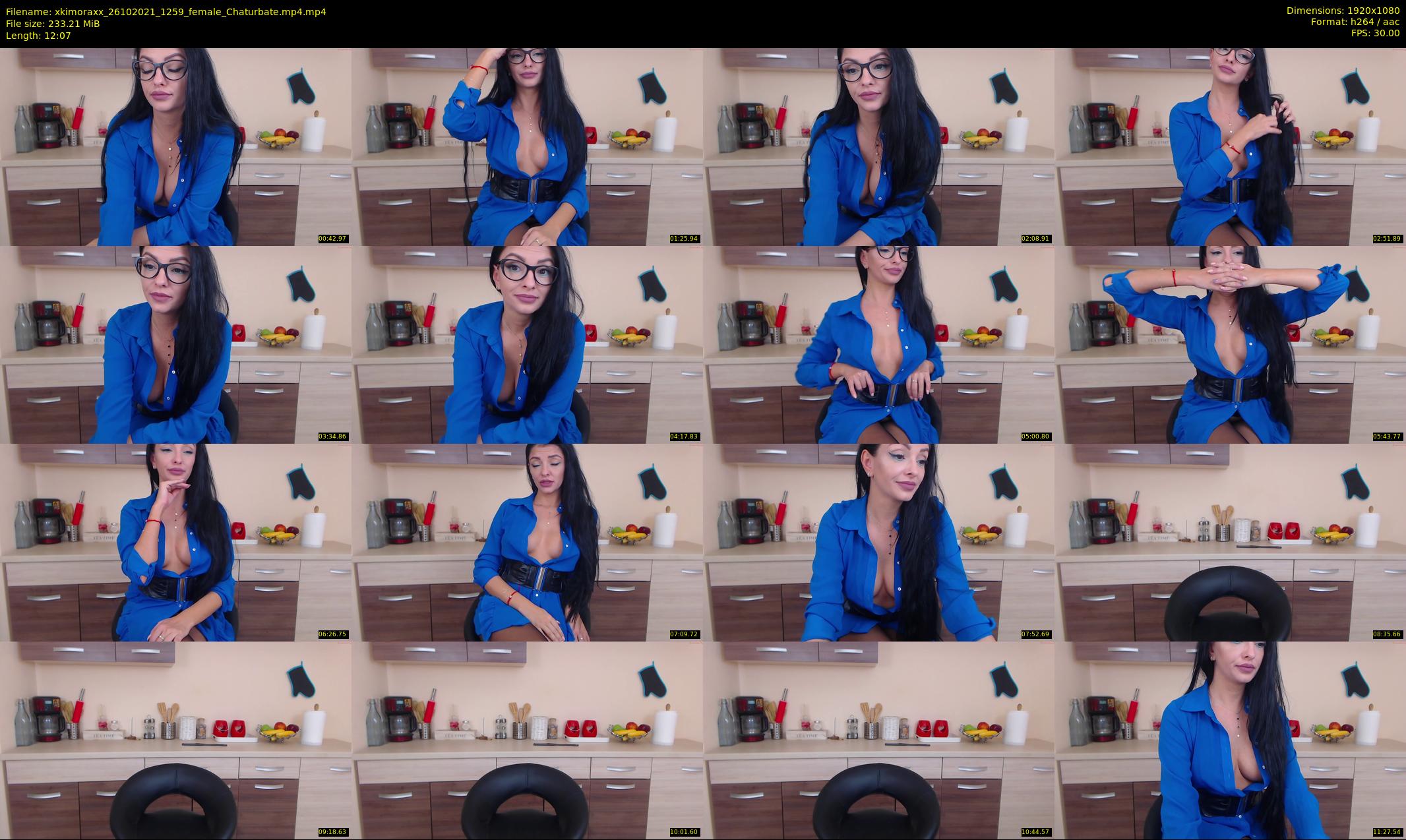 xkimoraxx — 13 minute Chaturbate female cam show recording, 1080p, Oct 26, 2021
