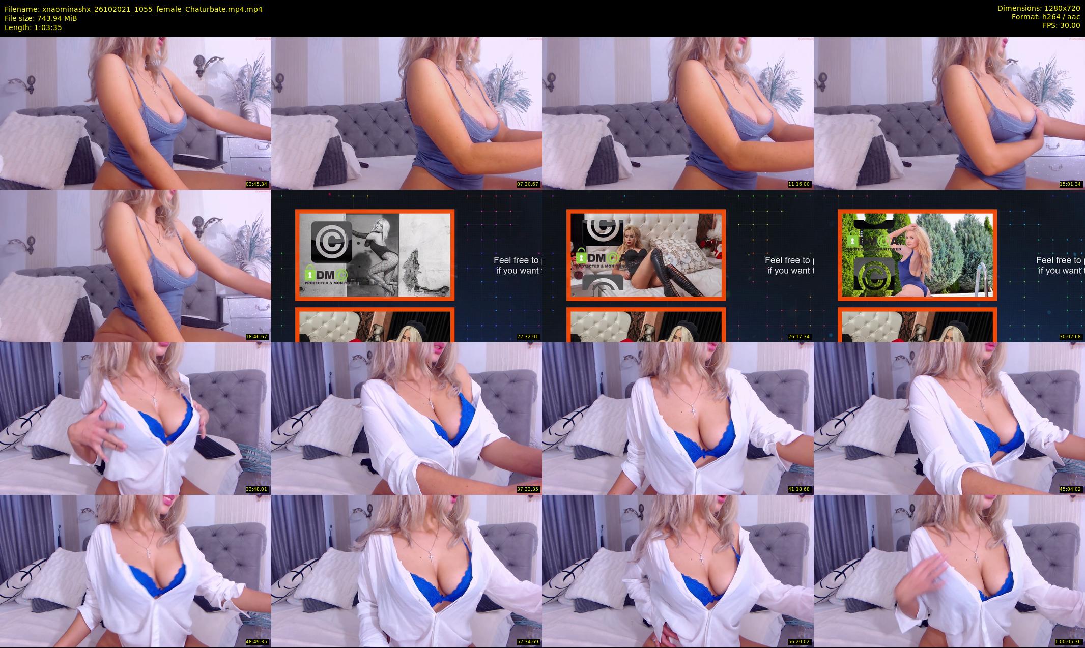 xnaominashx — 64 minute Chaturbate female cam show recording, 720p, Oct 26, 2021