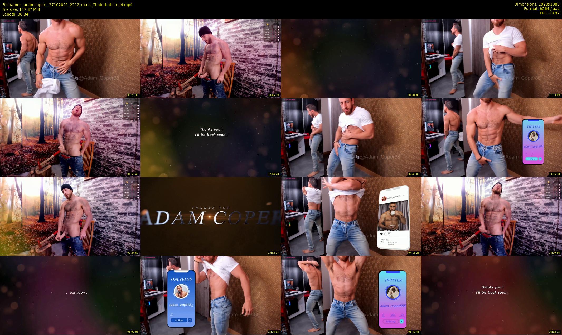 _adamcoper_ — 7 minute Chaturbate male cam show recording, 1080p, Oct 27, 2021