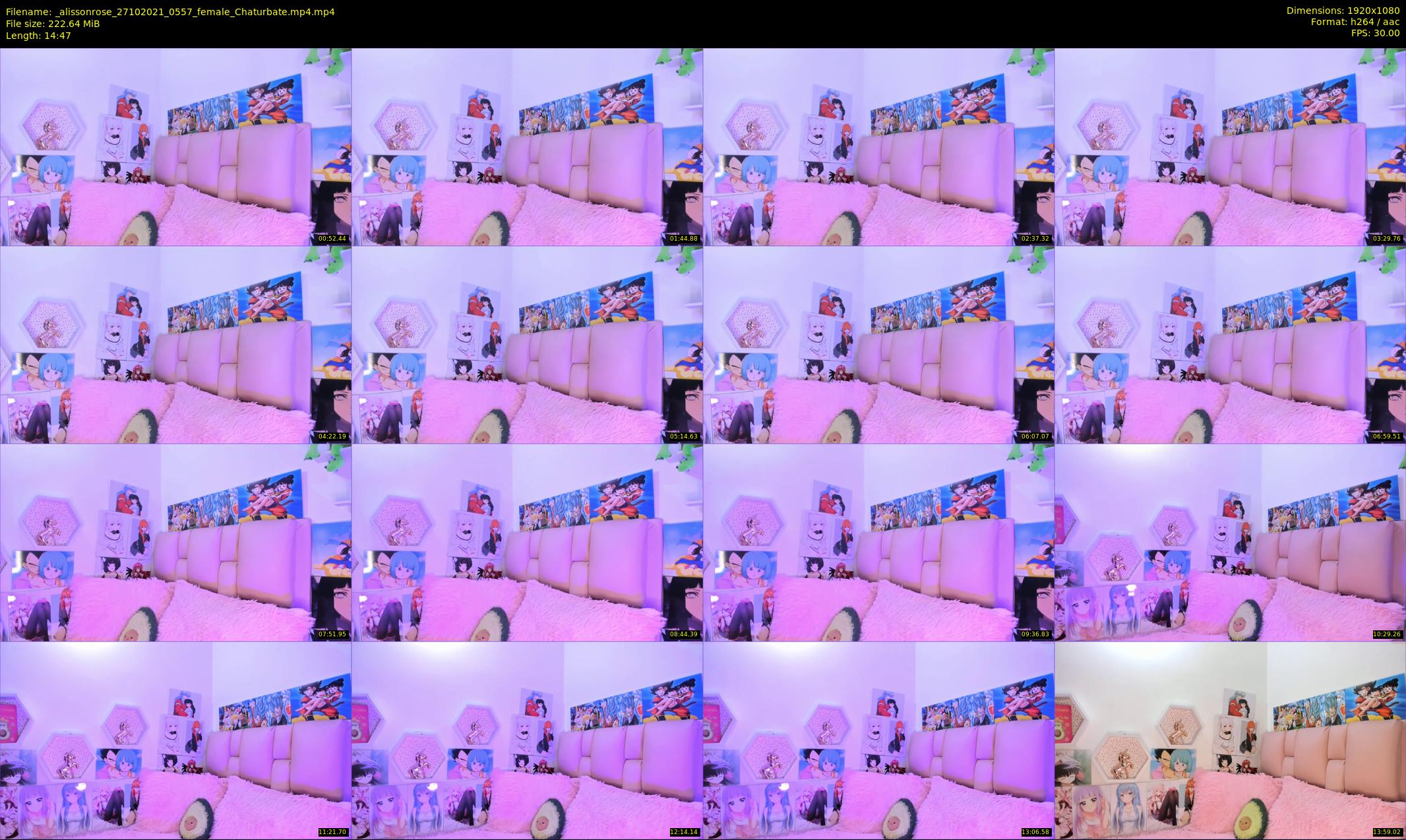 _alissonrose — 15 minute Chaturbate female cam show recording, 1080p, Oct 27, 2021