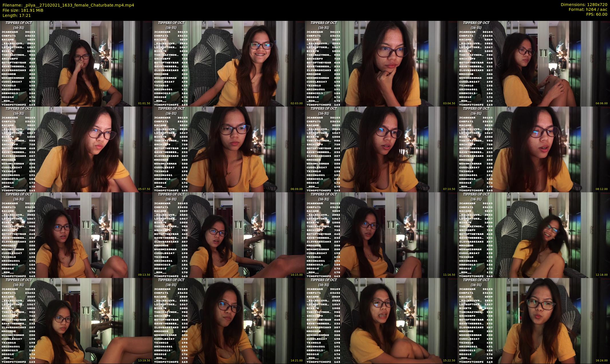 _pilya_ — 18 minute Chaturbate female cam show recording, 720p, Oct 27, 2021
