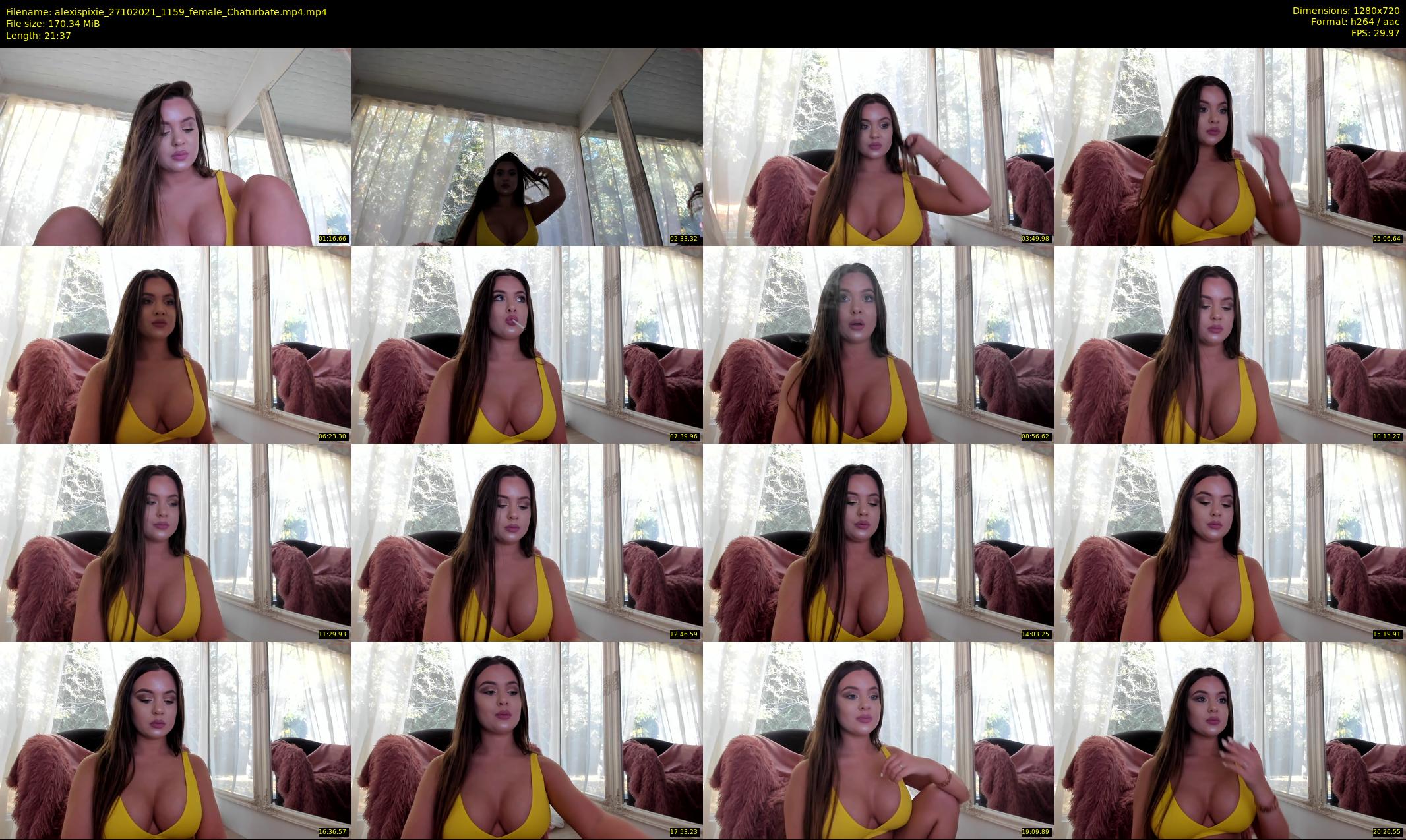 alexispixie — 22 minute Chaturbate female cam show recording, 720p, Oct 27, 2021