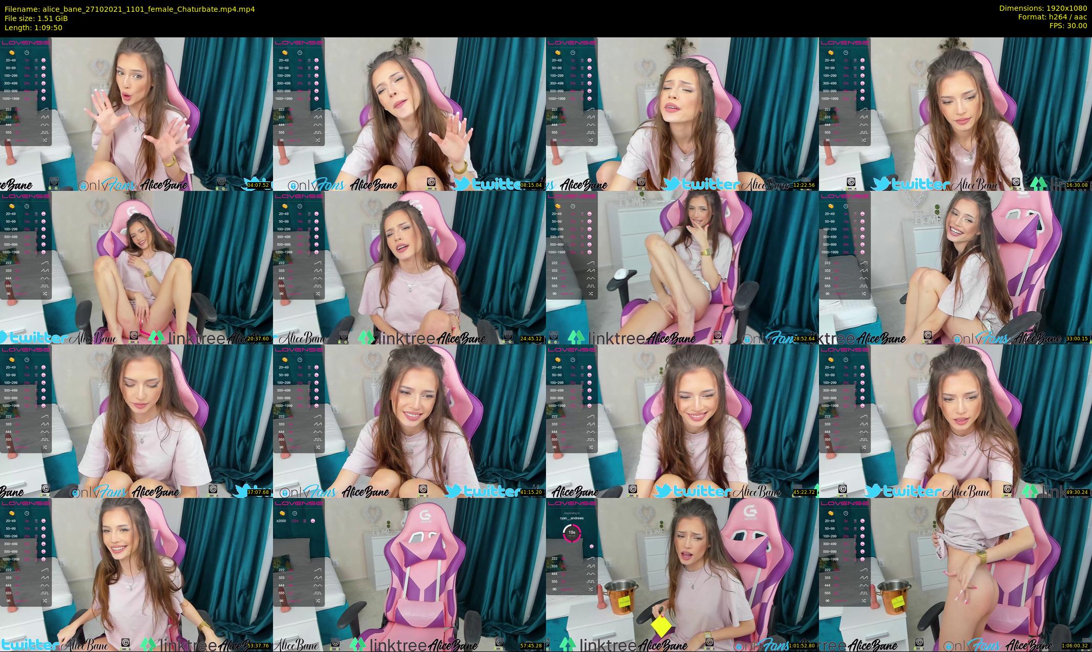 alice_bane — 70 minute Chaturbate female cam show recording, 1080p, Oct 27, 2021