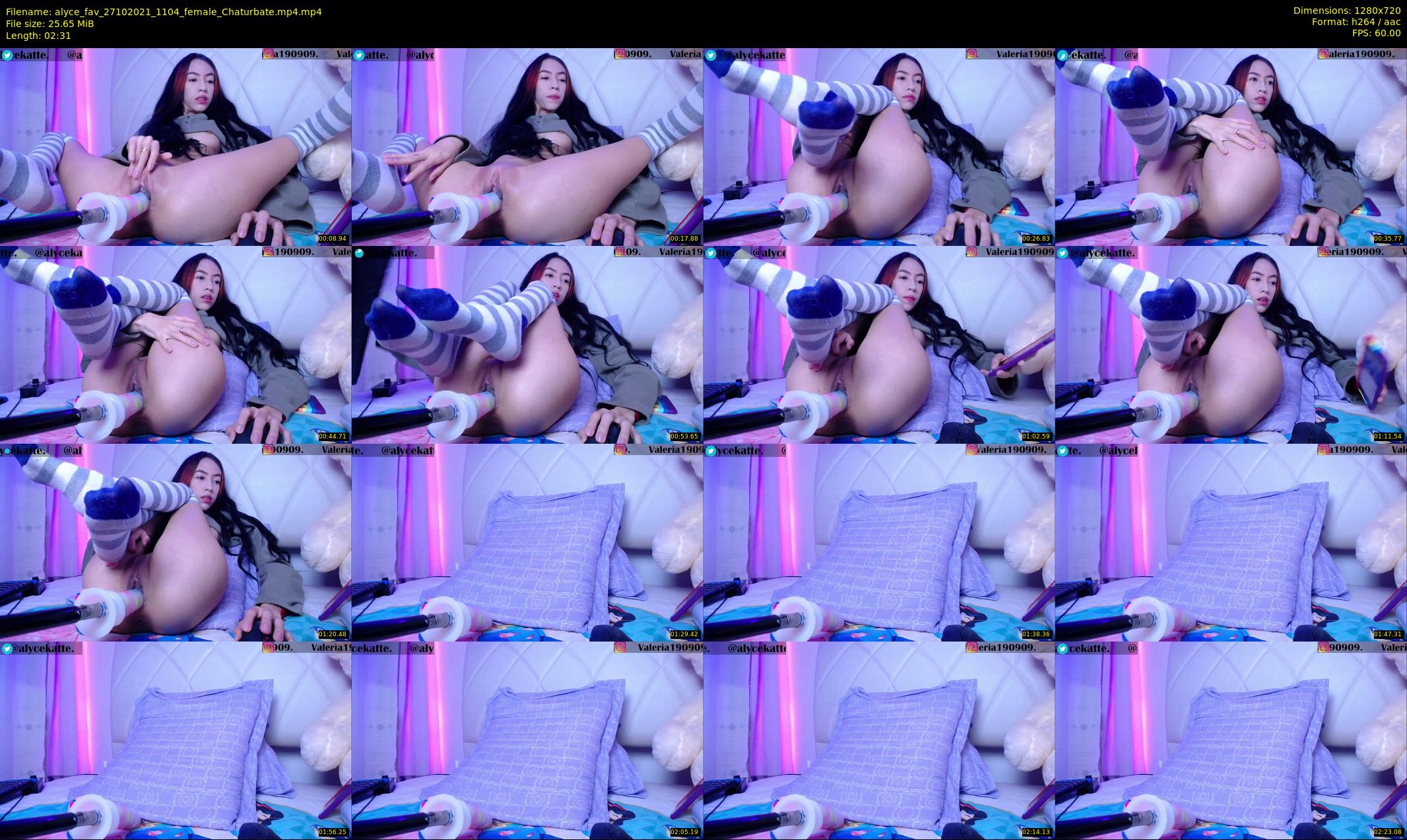 alyce_fav — 3 minute Chaturbate female cam show recording, 720p, Oct 27, 2021