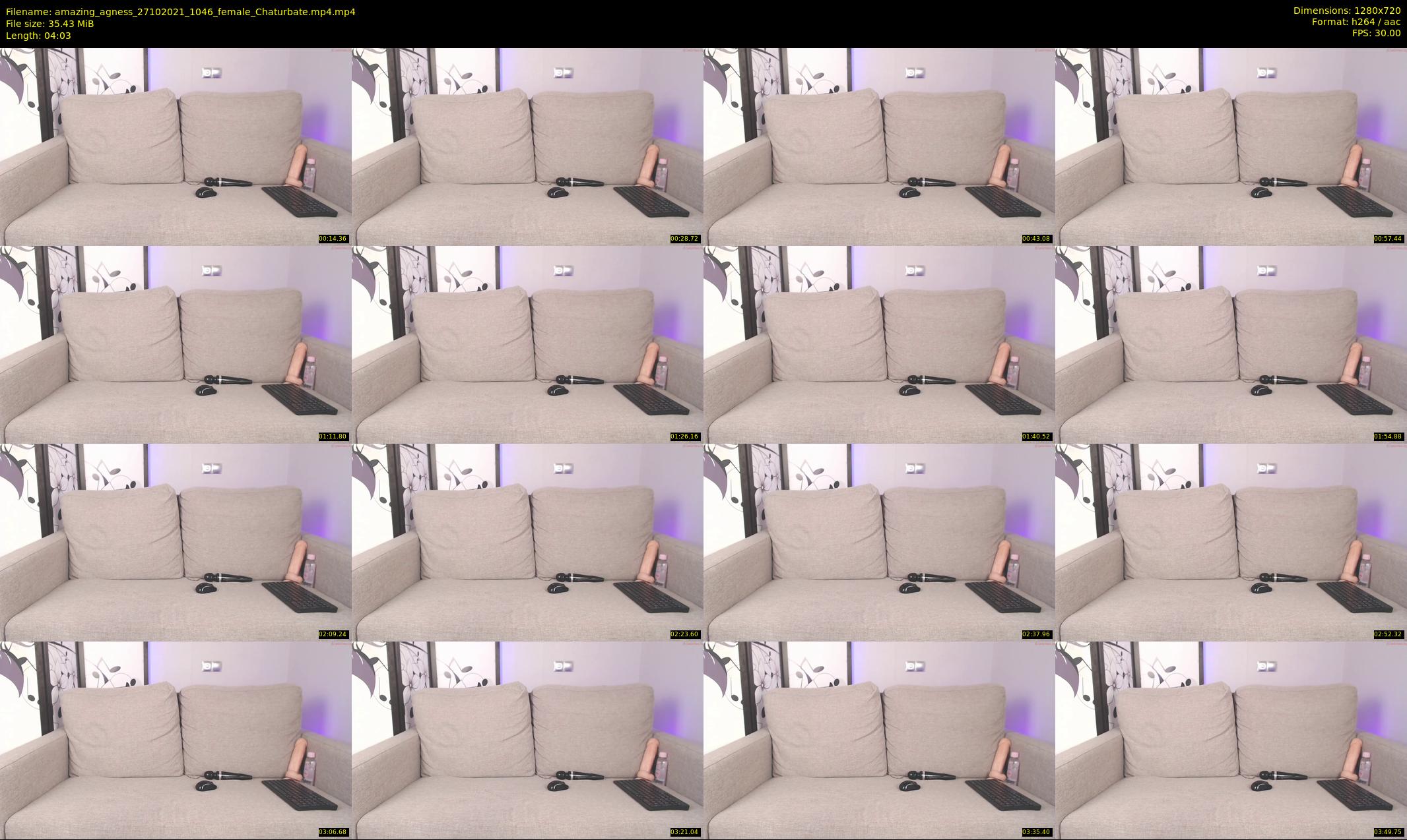amazing_agness — 5 minute Chaturbate female cam show recording, 720p, Oct 27, 2021