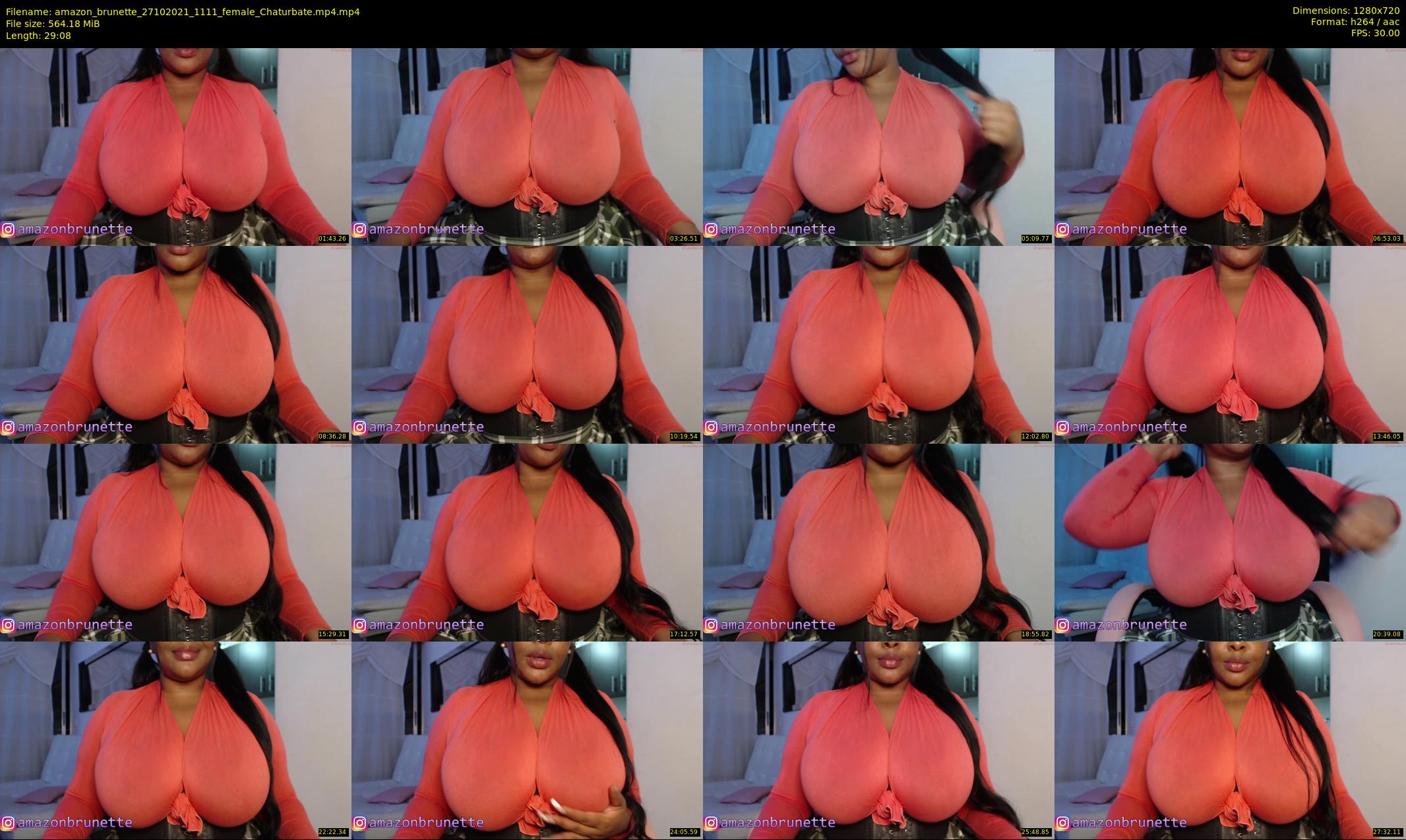 amazon_brunette — 30 minute Chaturbate female cam show recording, 720p, Oct 27, 2021