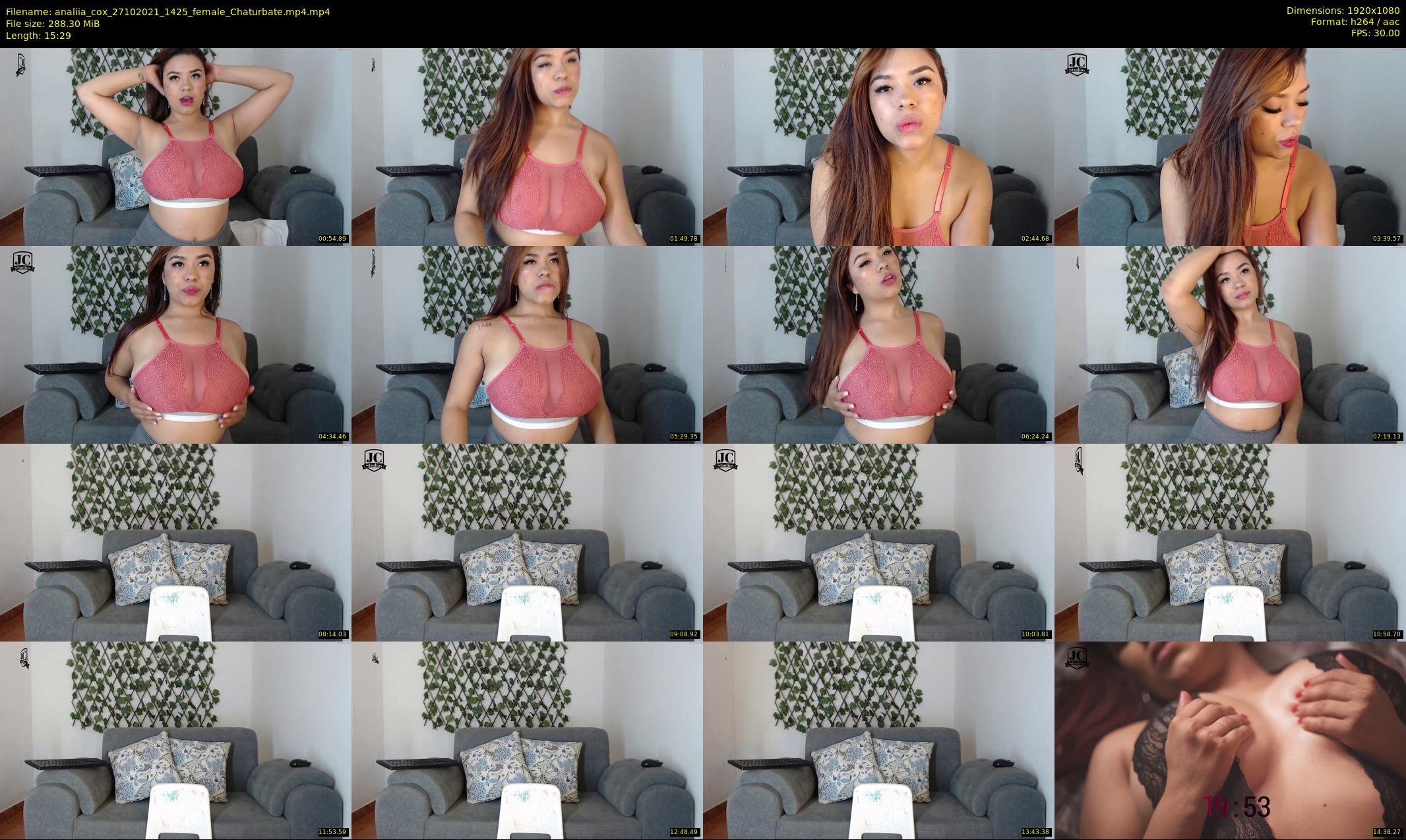 analiia_cox — 16 minute Chaturbate female cam show recording, 1080p, Oct 27, 2021