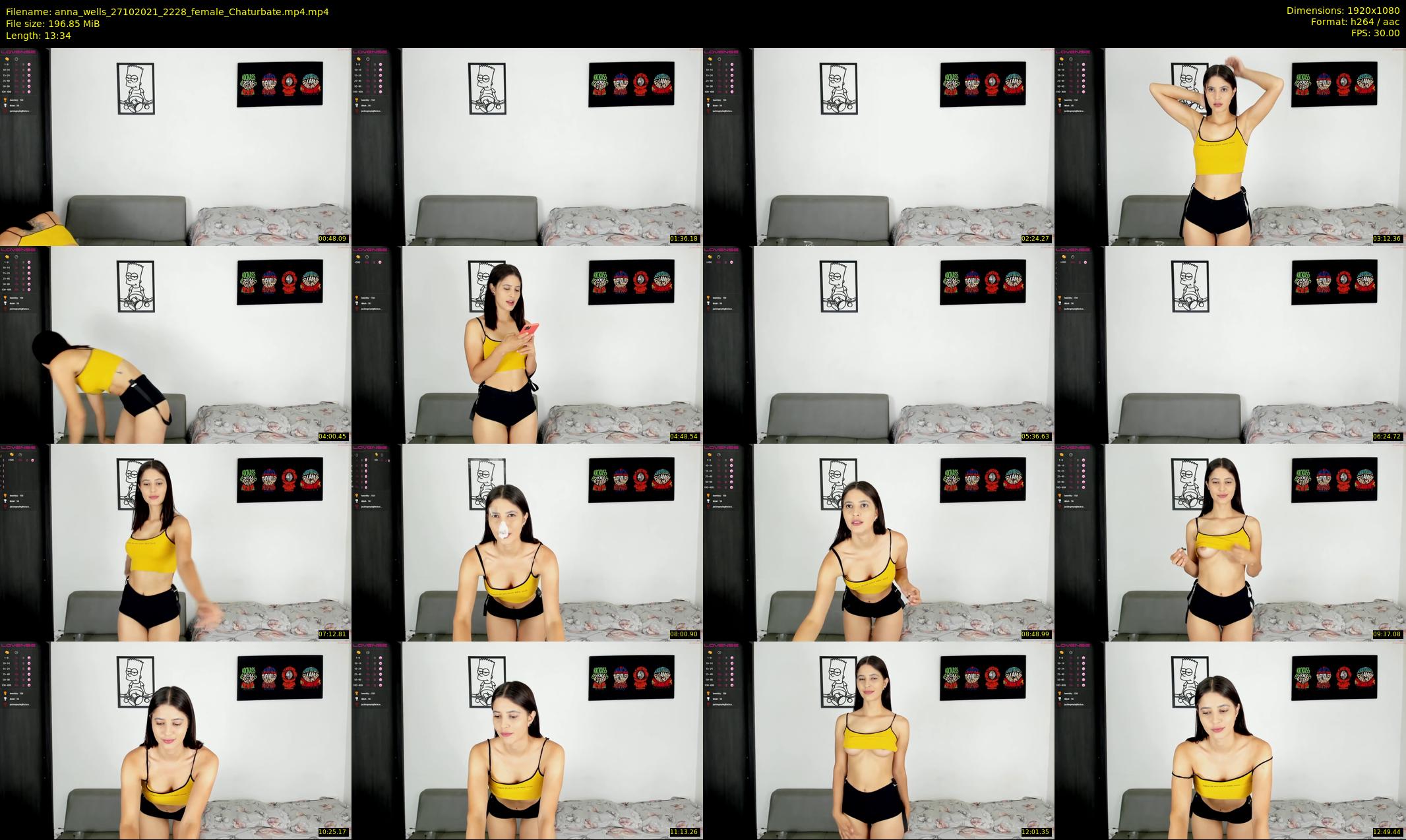 anna_wells — 14 minute Chaturbate female cam show recording, 1080p, Oct 27, 2021