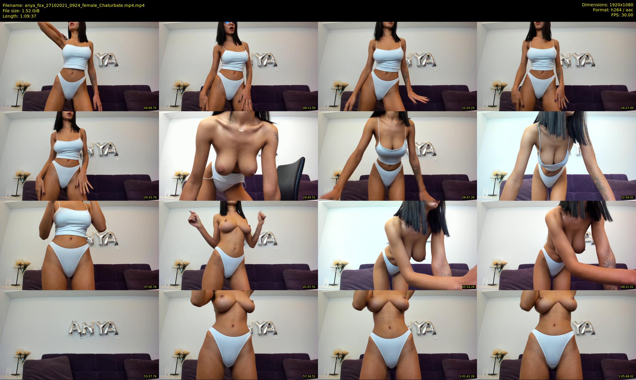 anya_fox — 70 minute Chaturbate female cam show recording, 1080p, Oct 27, 2021