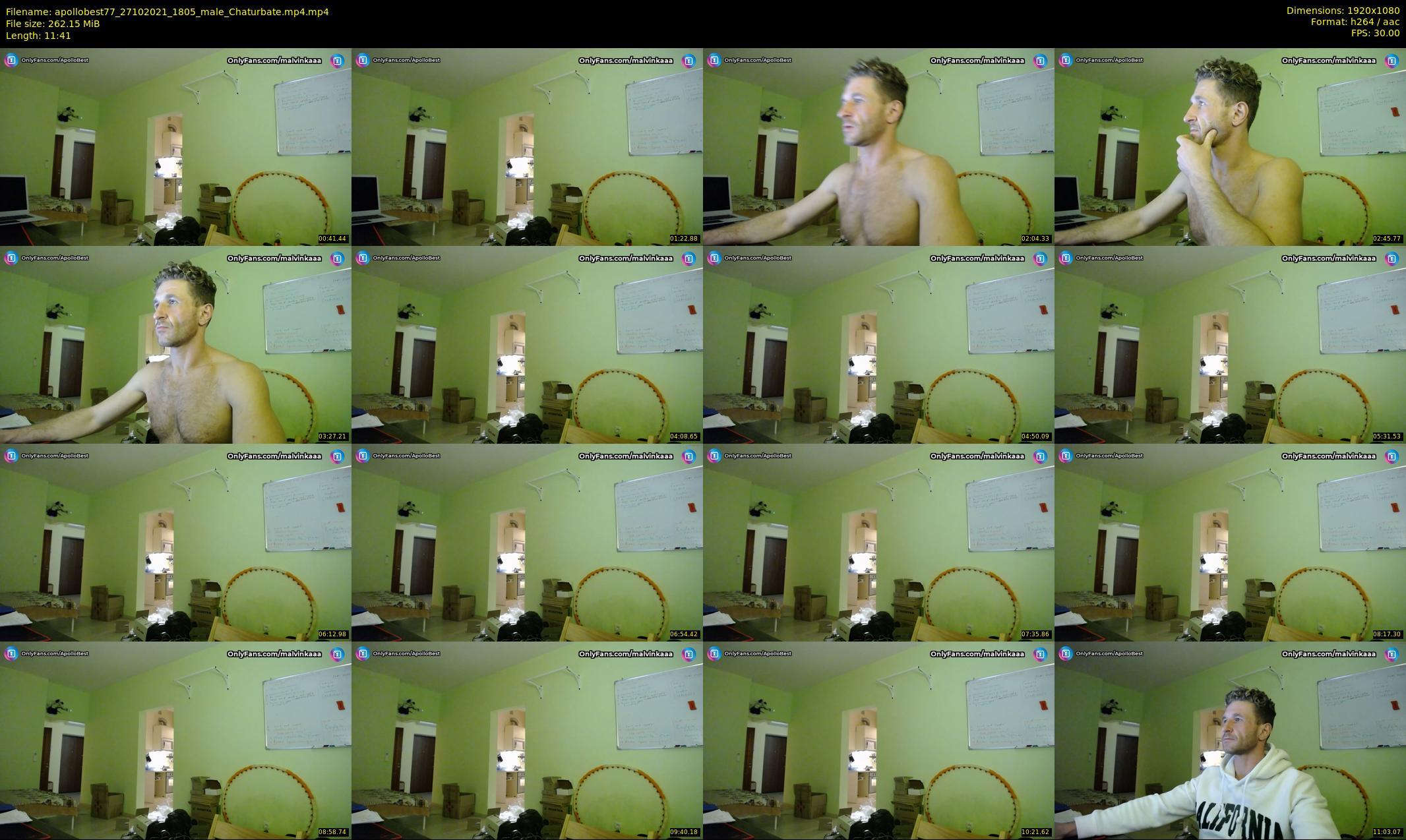 apollobest77 — 12 minute Chaturbate male cam show recording, 1080p, Oct 27, 2021