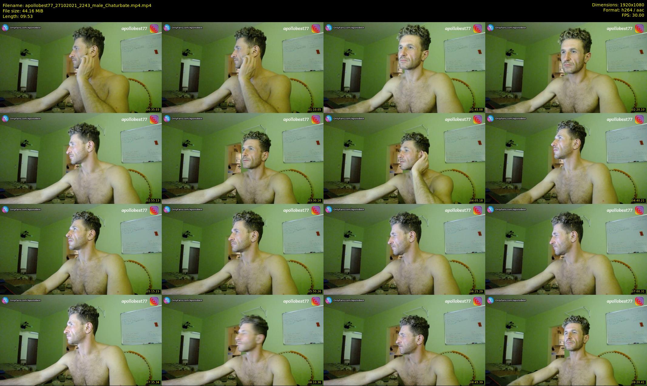 apollobest77 — 10 minute Chaturbate male cam show recording, 1080p, Oct 27, 2021
