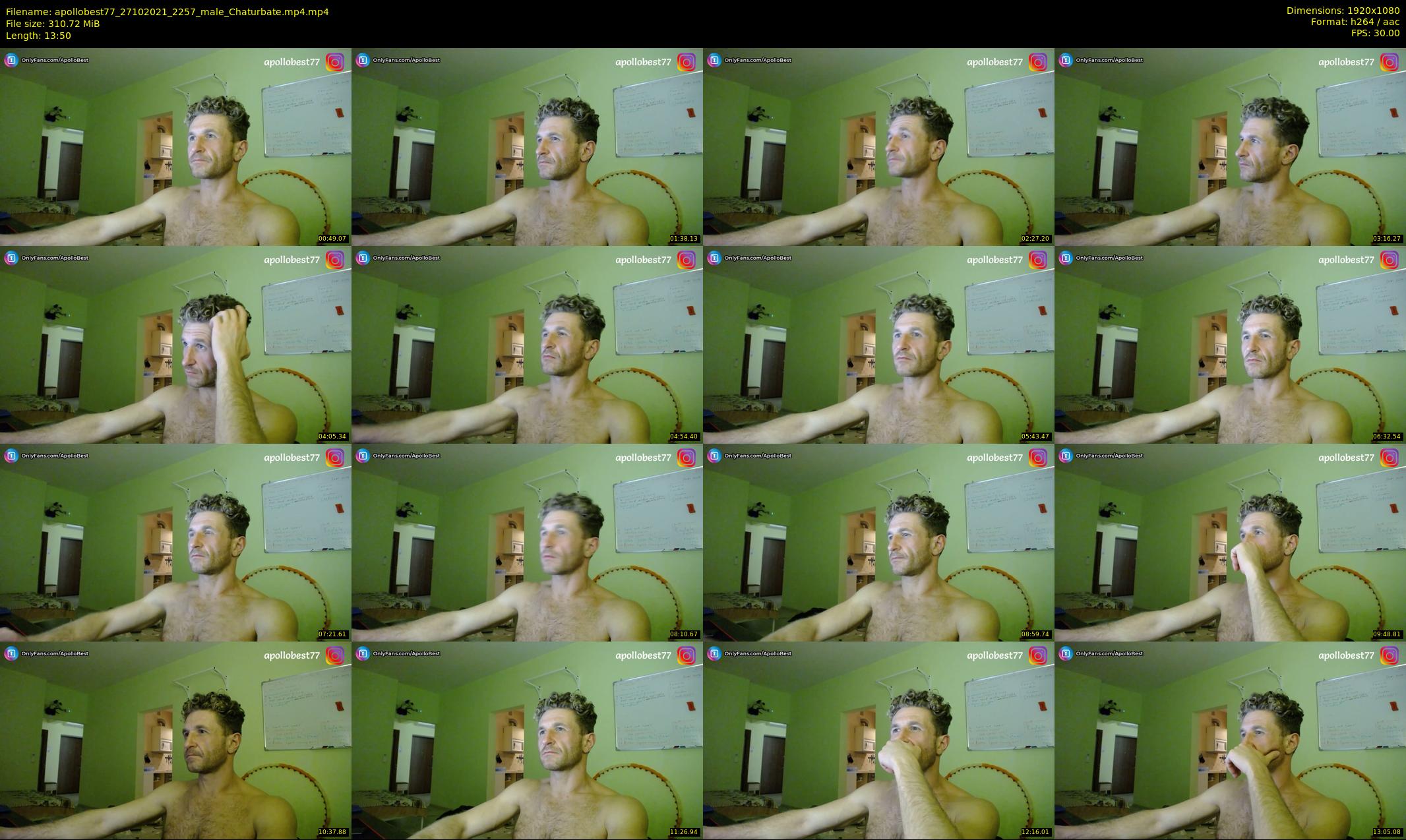 apollobest77 — 14 minute Chaturbate male cam show recording, 1080p, Oct 27, 2021