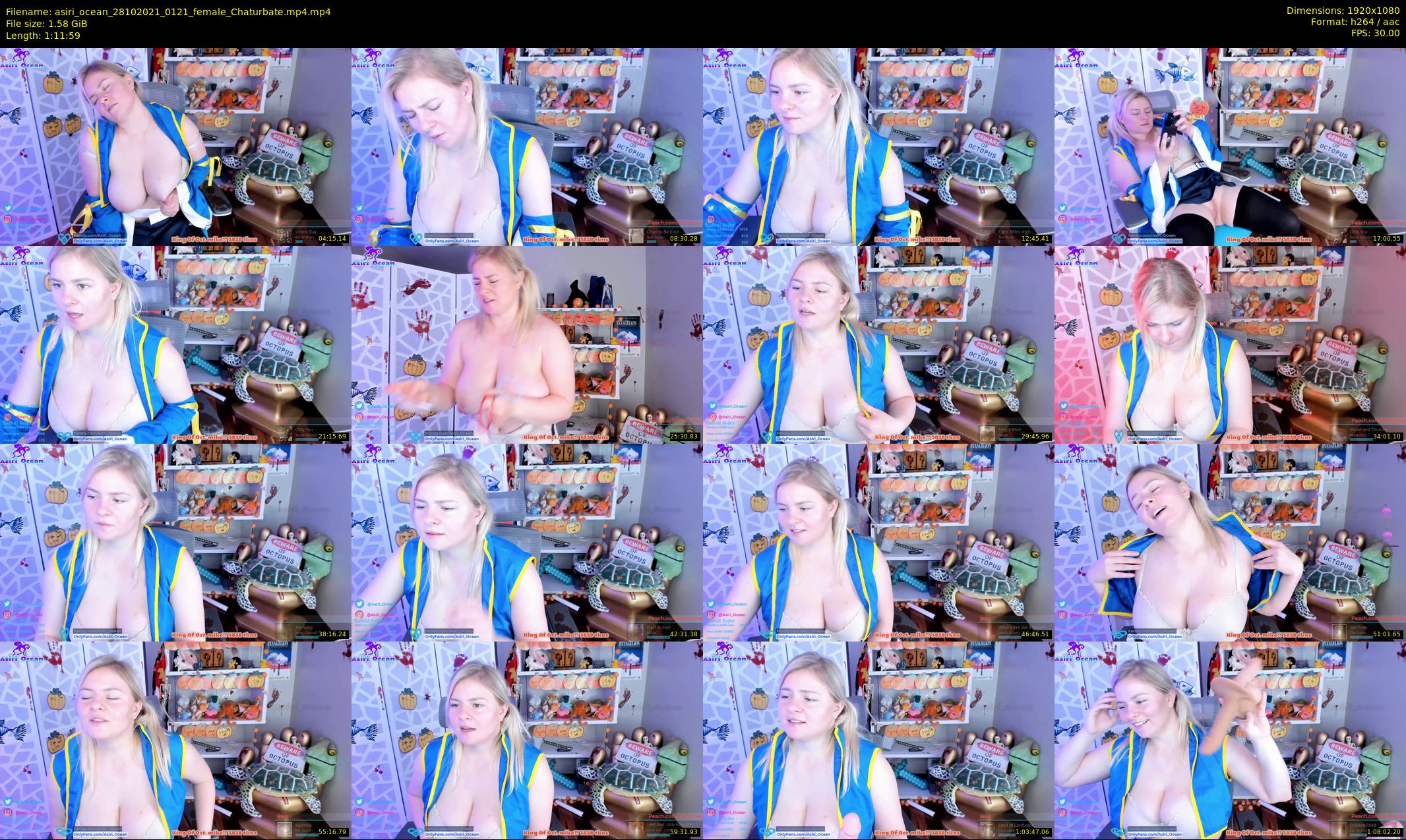 asiri_ocean — 72 minute Chaturbate female cam show recording, 1080p, Oct 28, 2021
