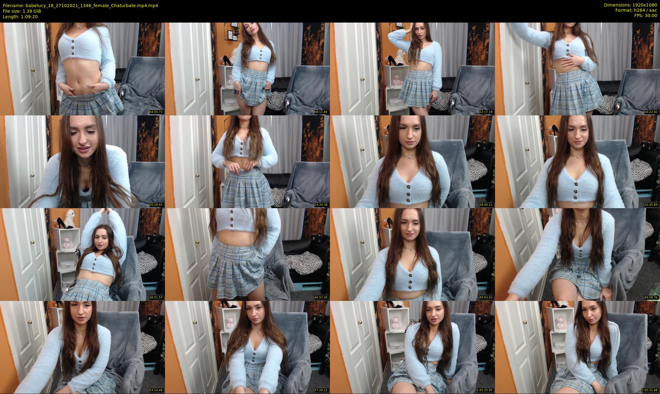 babelucy_18 — 70 minute Chaturbate female cam show recording, 1080p, Oct 27, 2021