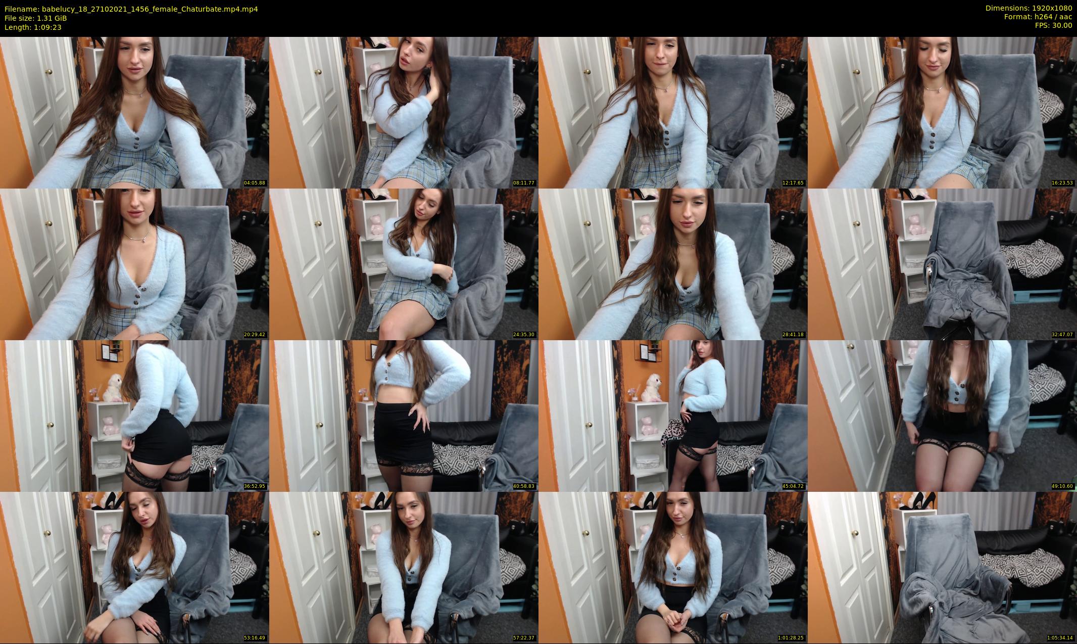 babelucy_18 — 70 minute Chaturbate female cam show recording, 1080p, Oct 27, 2021