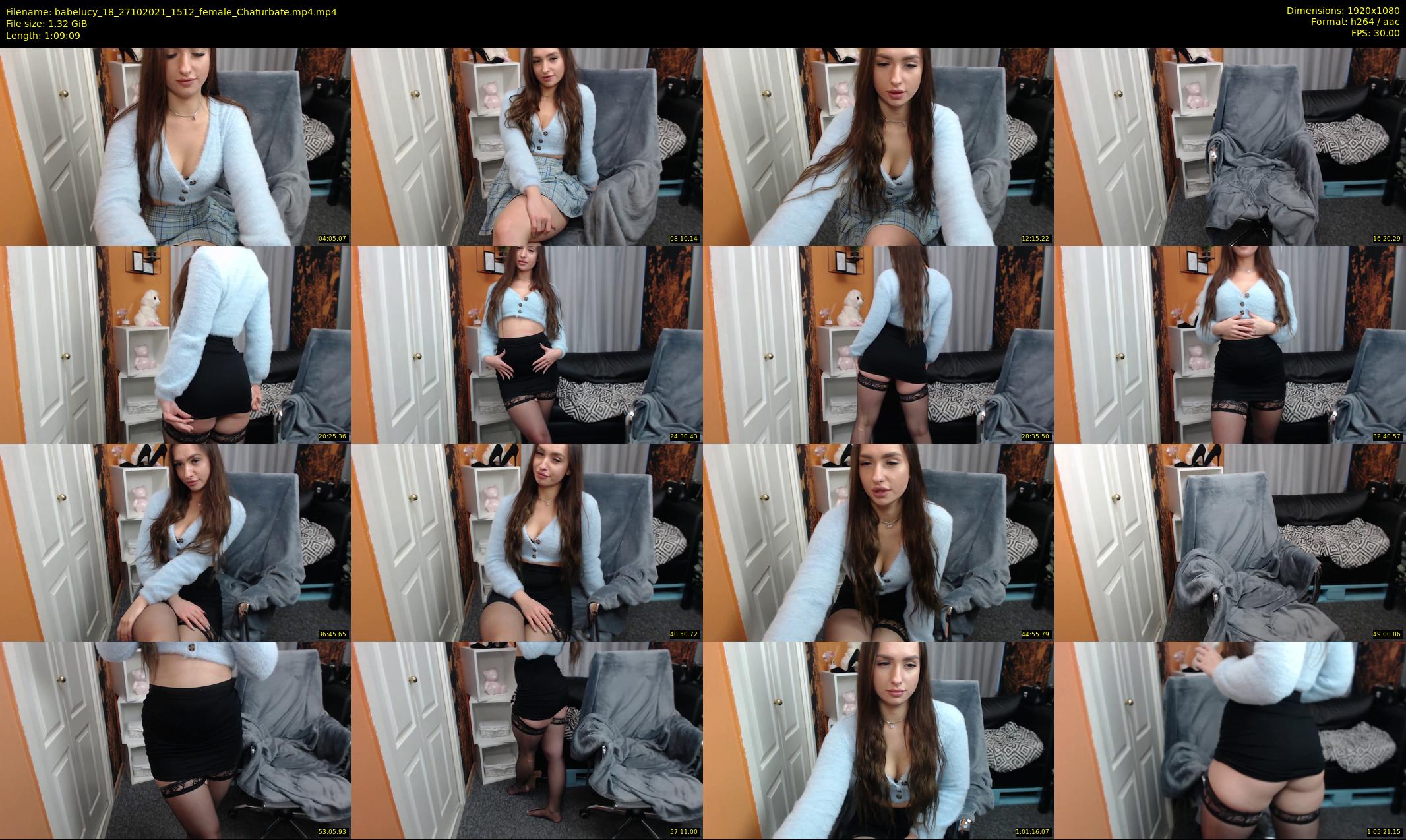 babelucy_18 — 70 minute Chaturbate female cam show recording, 1080p, Oct 27, 2021