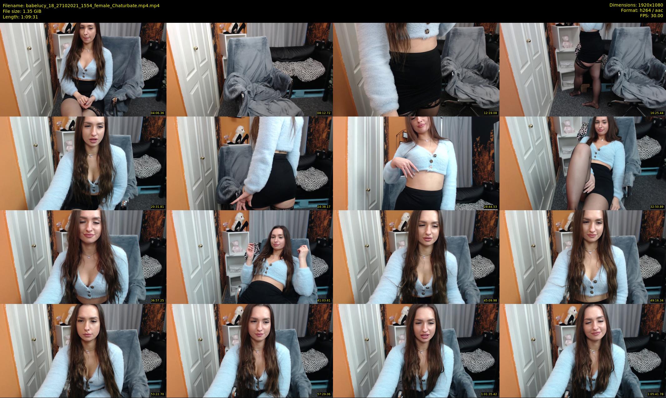 babelucy_18 — 70 minute Chaturbate female cam show recording, 1080p, Oct 27, 2021