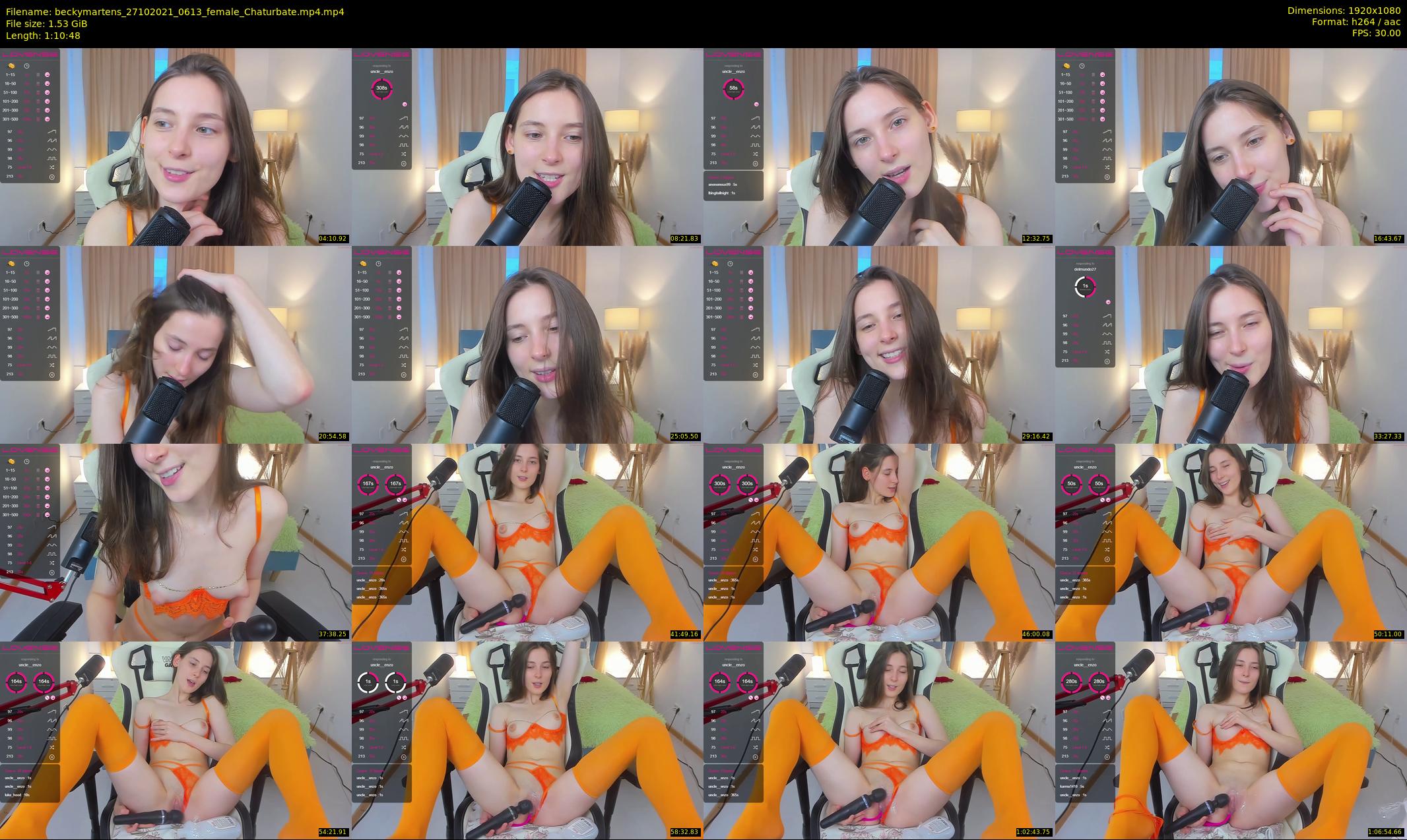 beckymartens — 71 minute Chaturbate female cam show recording, 1080p, Oct 27, 2021