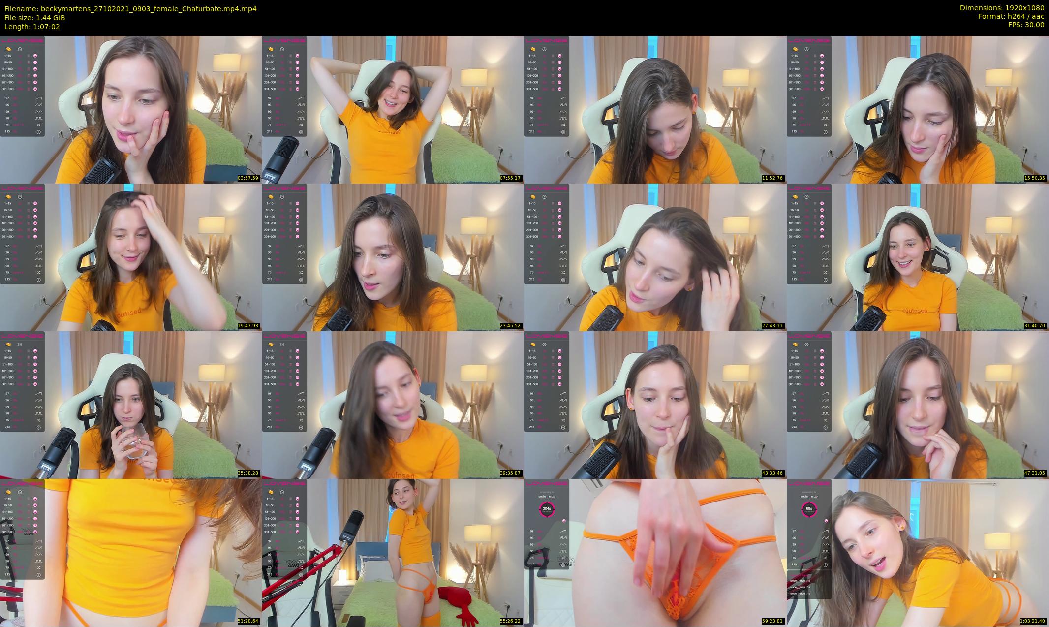 beckymartens — 68 minute Chaturbate female cam show recording, 1080p, Oct 27, 2021