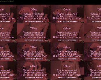 bronnica — 13 minute Chaturbate female cam show recording, 1080p, Oct 27, 2021