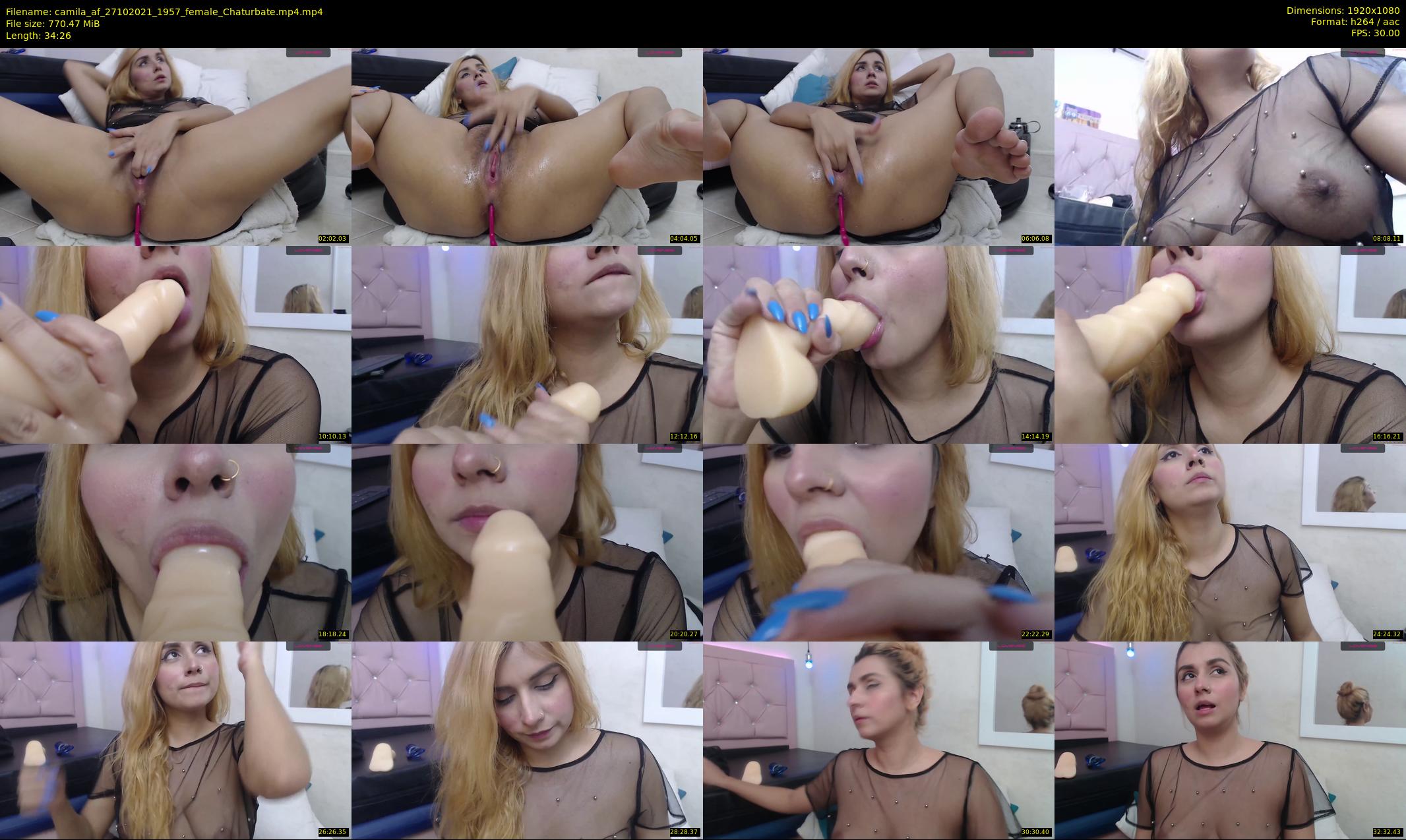 camila_af — 35 minute Chaturbate female cam show recording, 1080p, Oct 27, 2021