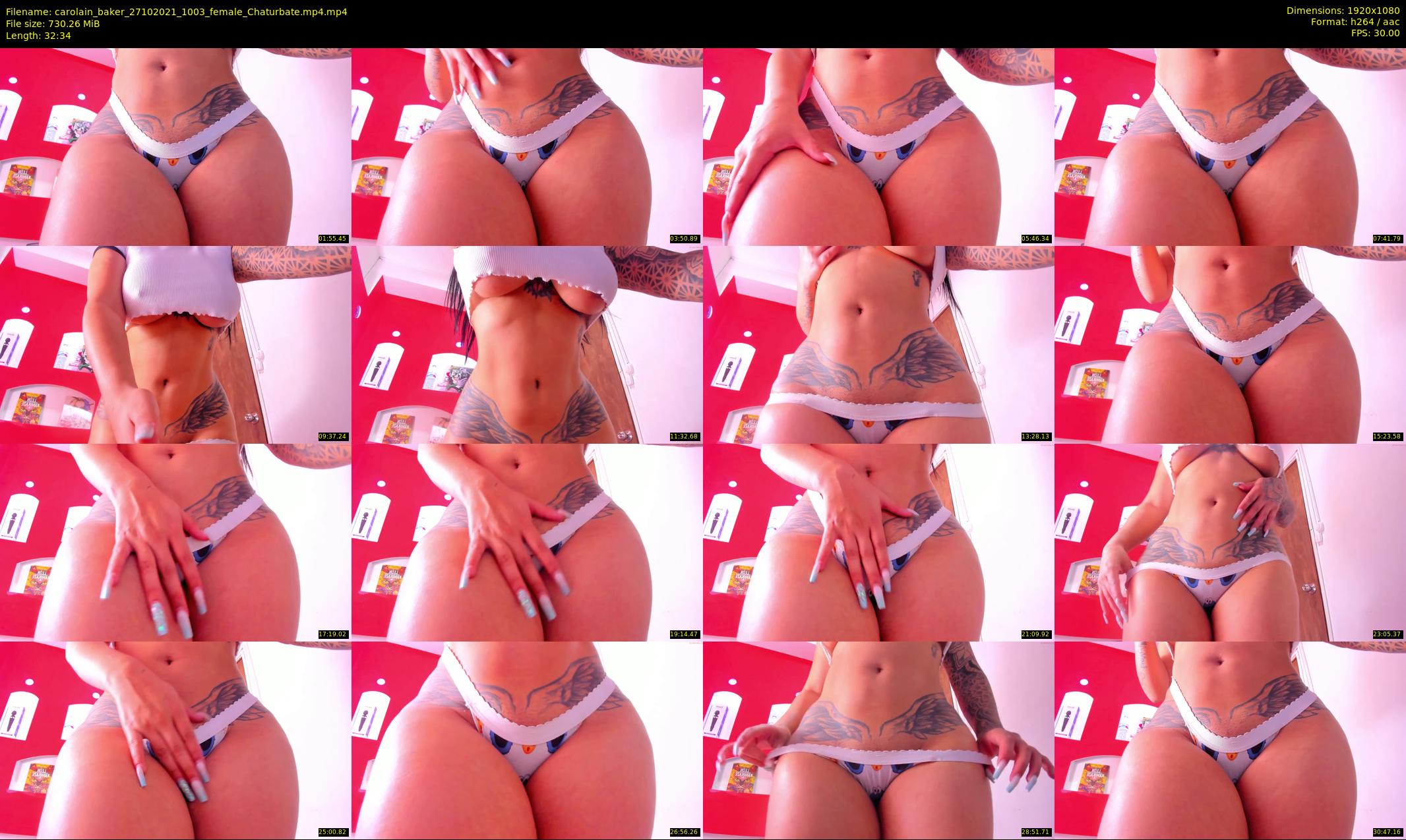 carolain_baker — 33 minute Chaturbate female cam show recording, 1080p, Oct 27, 2021