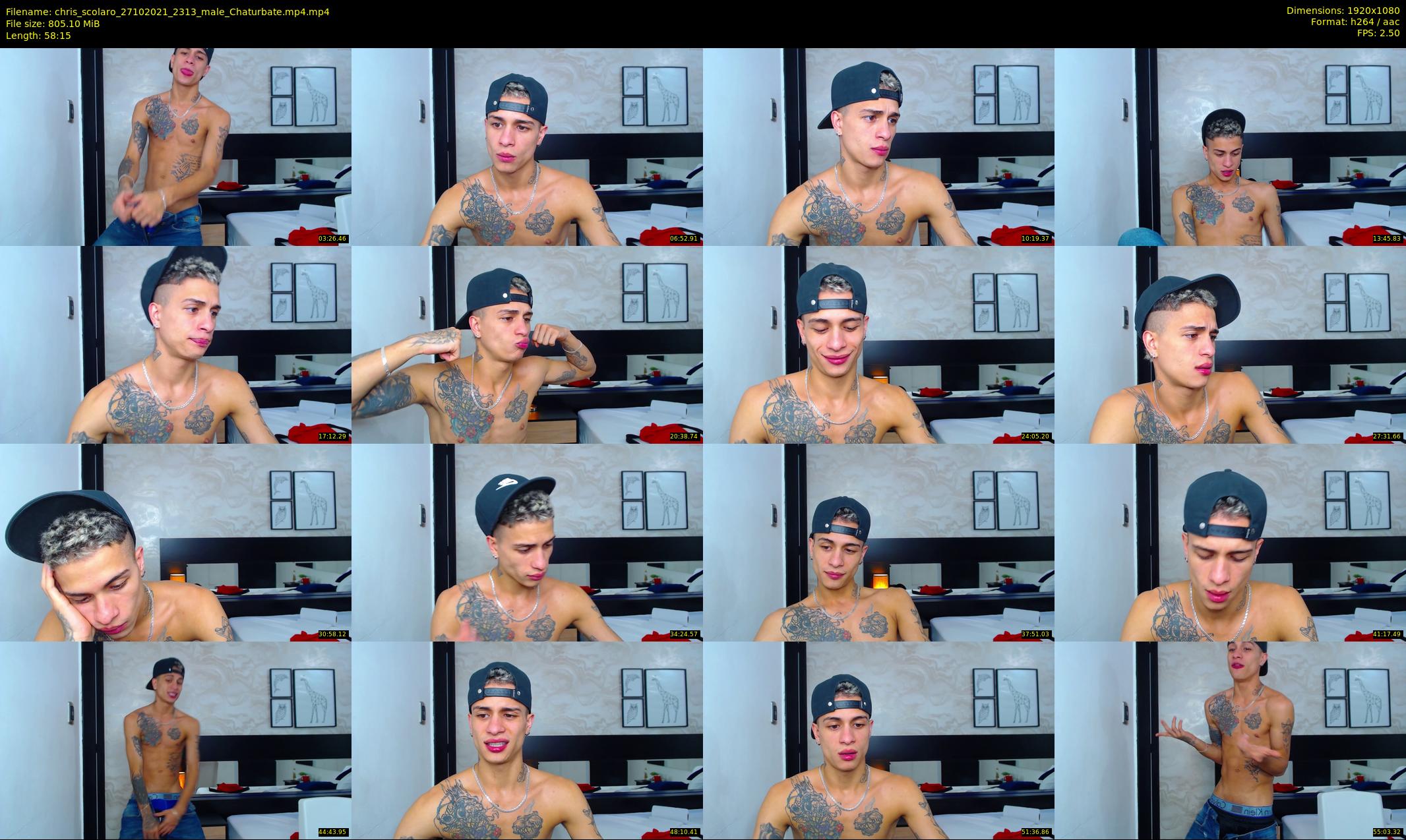 chris_scolaro — 59 minute Chaturbate male cam show recording, 1080p, Oct 27, 2021