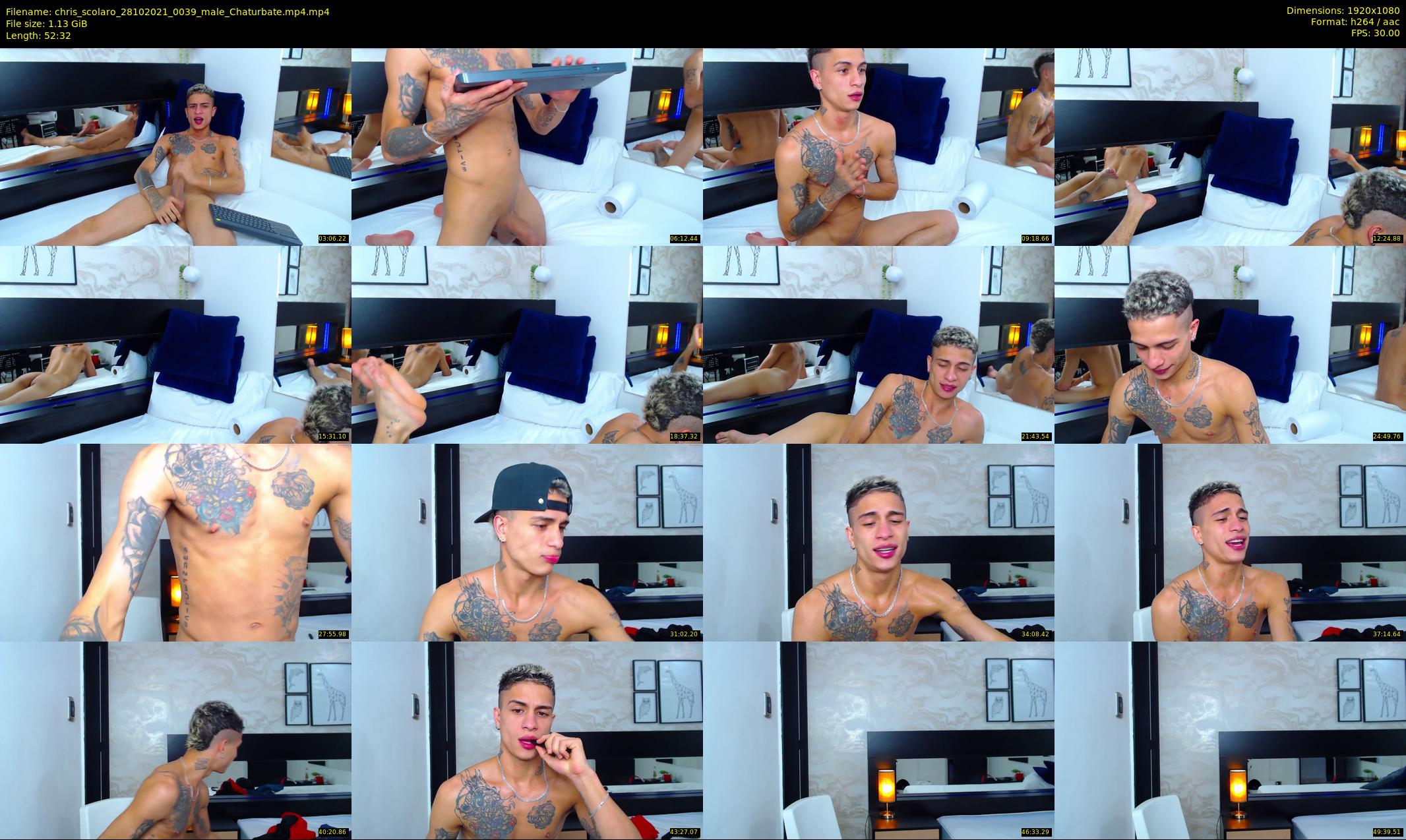 chris_scolaro — 53 minute Chaturbate male cam show recording, 1080p, Oct 28, 2021