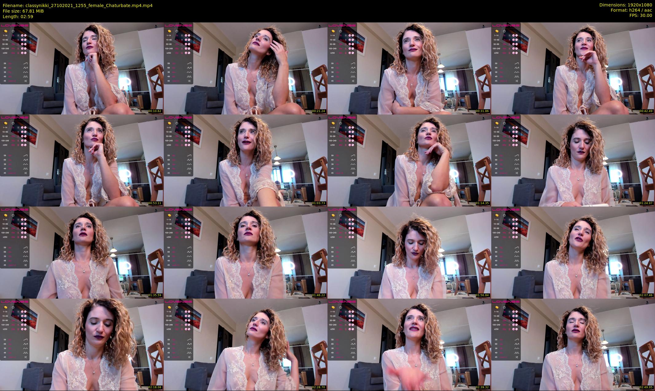 classynikki — 3 minute Chaturbate female cam show recording, 1080p, Oct 27, 2021