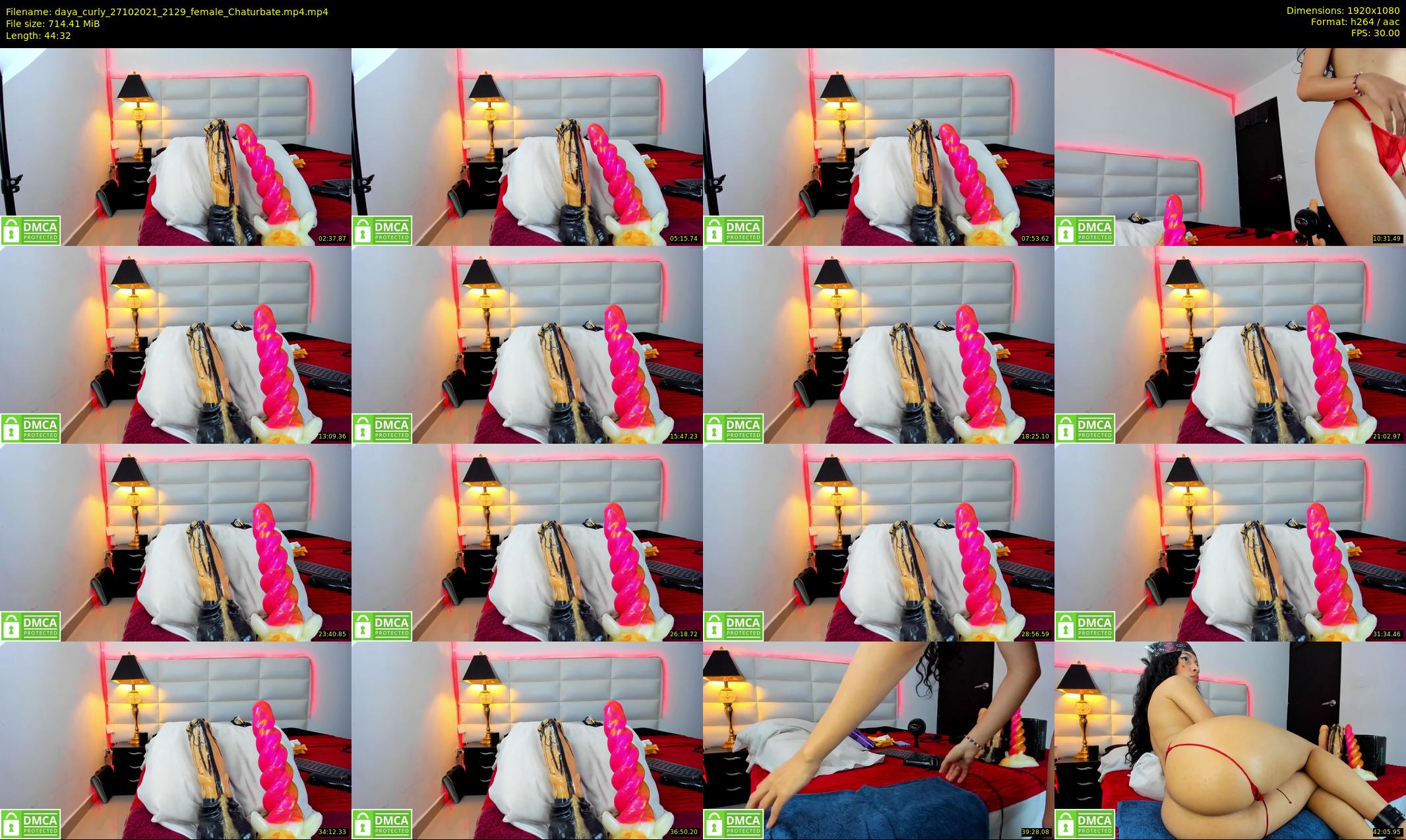daya_curly — 45 minute Chaturbate female cam show recording, 1080p, Oct 27, 2021