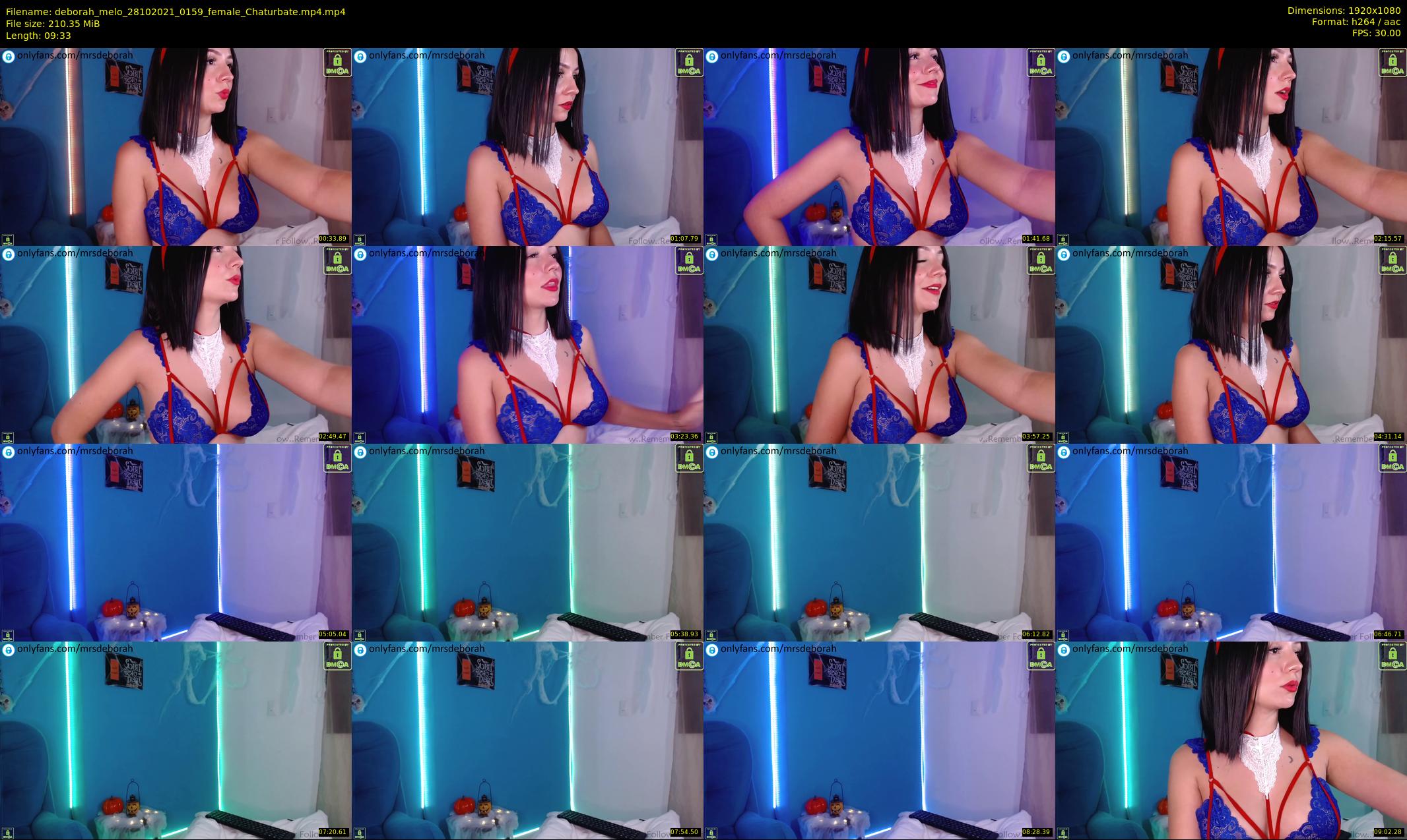 deborah_melo — 10 minute Chaturbate female cam show recording, 1080p, Oct 28, 2021