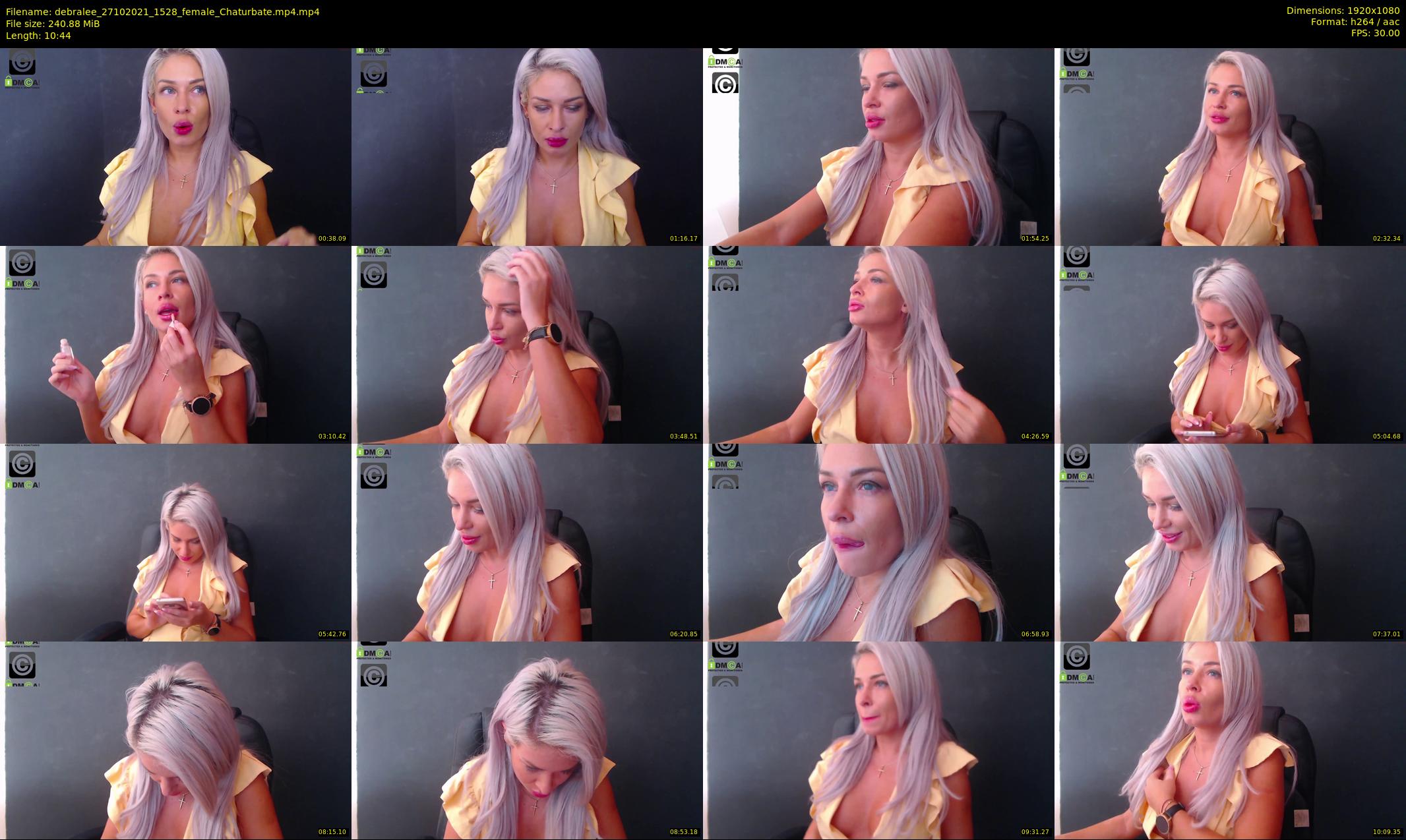 debralee — 11 minute Chaturbate female cam show recording, 1080p, Oct 27, 2021