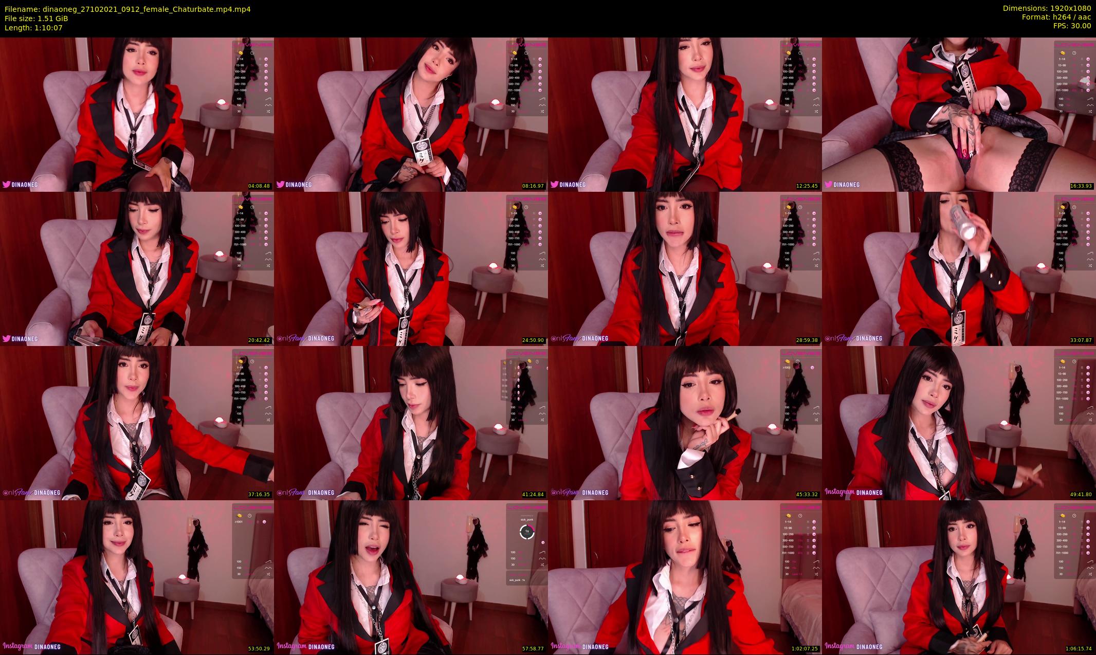 dinaoneg — 71 minute Chaturbate female cam show recording, 1080p, Oct 27, 2021