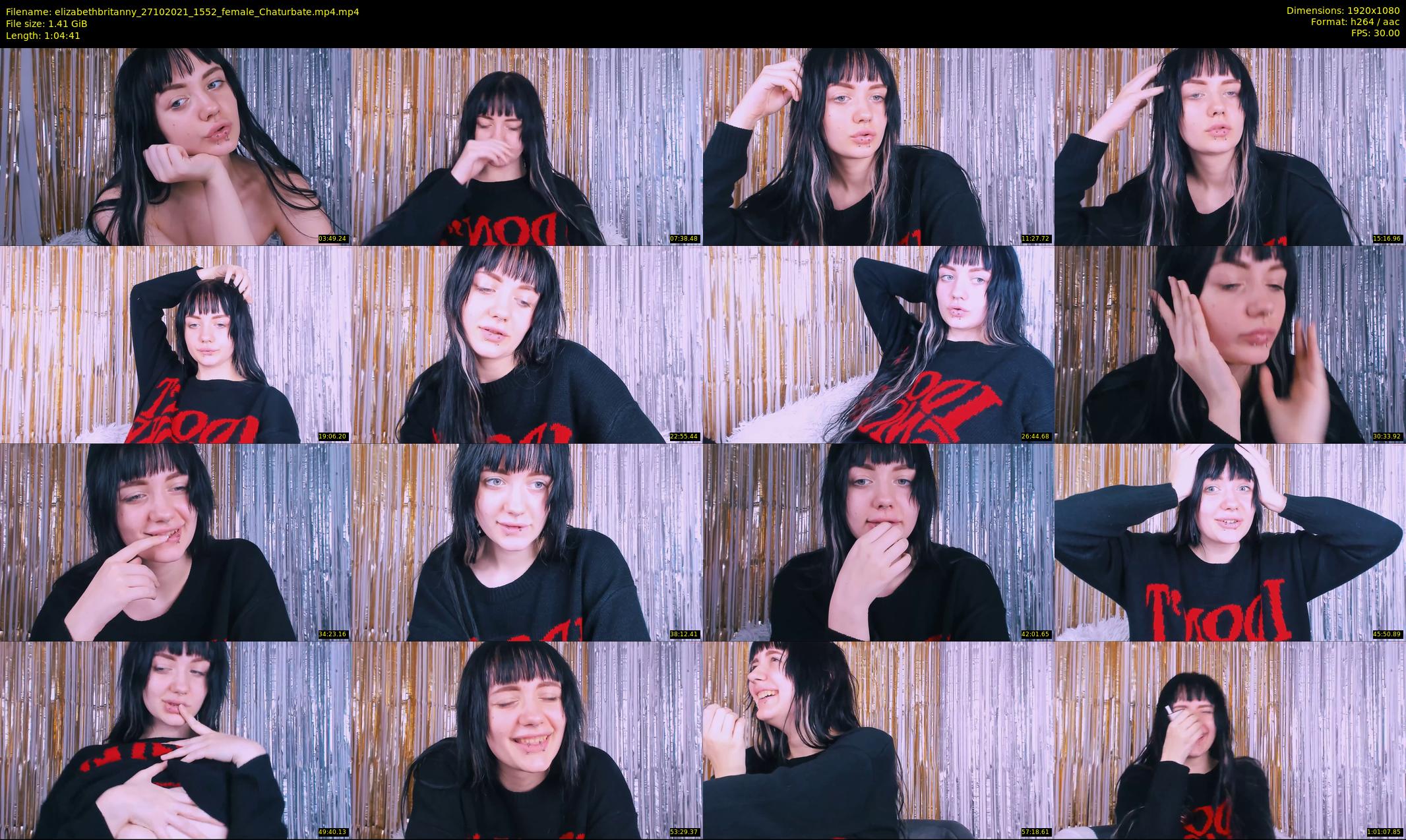 elizabethbritanny — 65 minute Chaturbate female cam show recording, 1080p, Oct 27, 2021