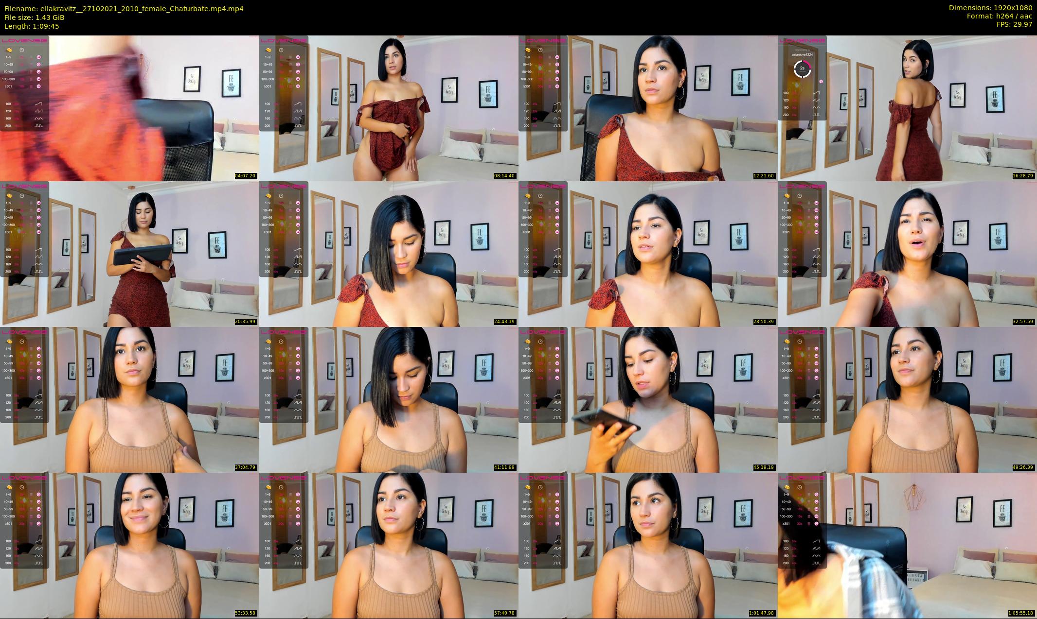 ellakravitz_ — 70 minute Chaturbate female cam show recording, 1080p, Oct 27, 2021