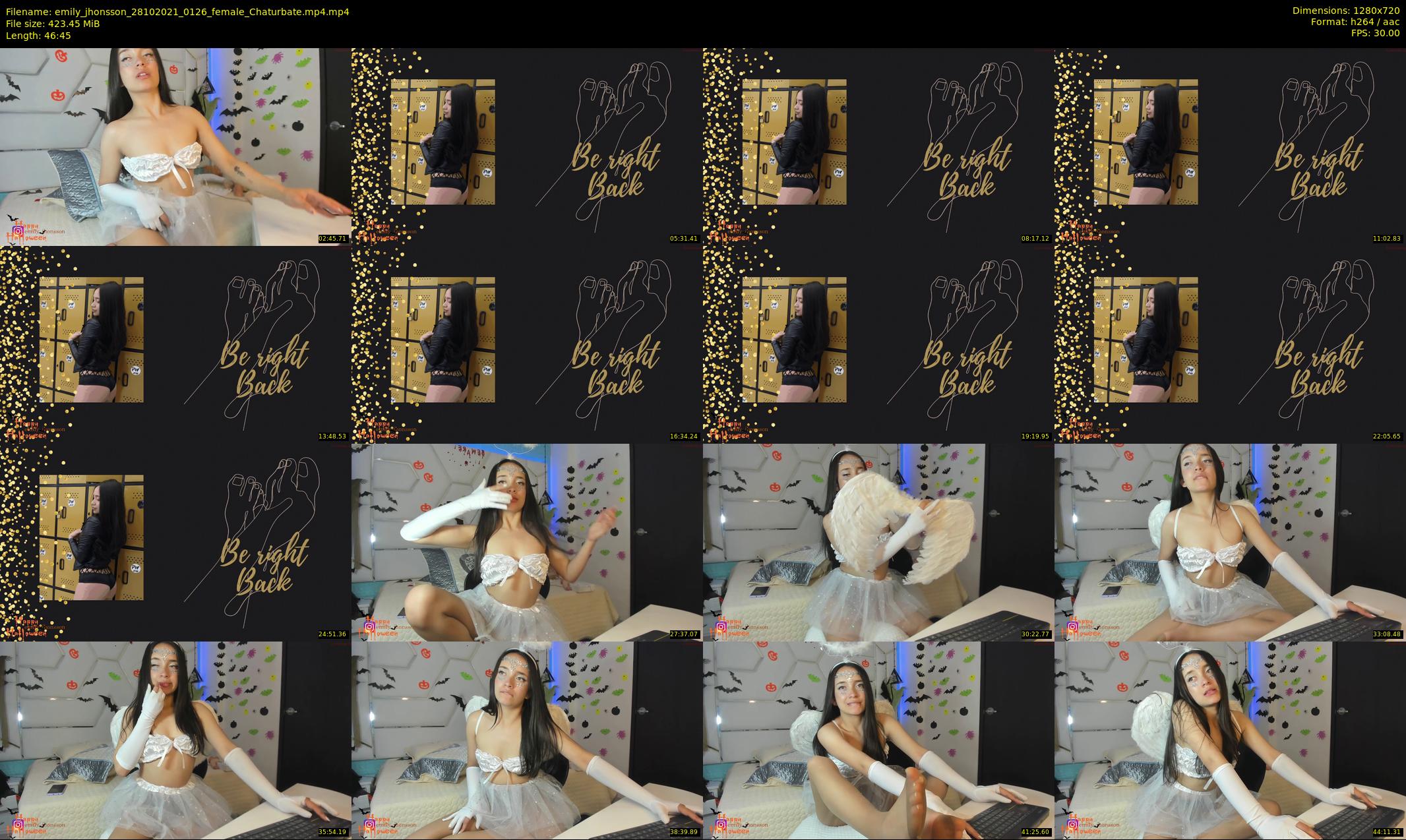emily_jhonsson — 47 minute Chaturbate female cam show recording, 720p, Oct 28, 2021