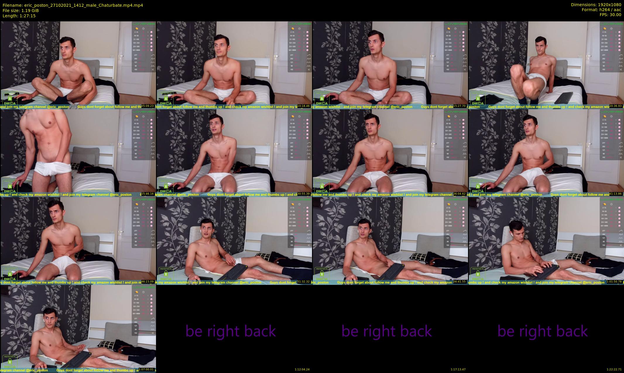 eric_poston — 88 minute Chaturbate male cam show recording, 1080p, Oct 27, 2021