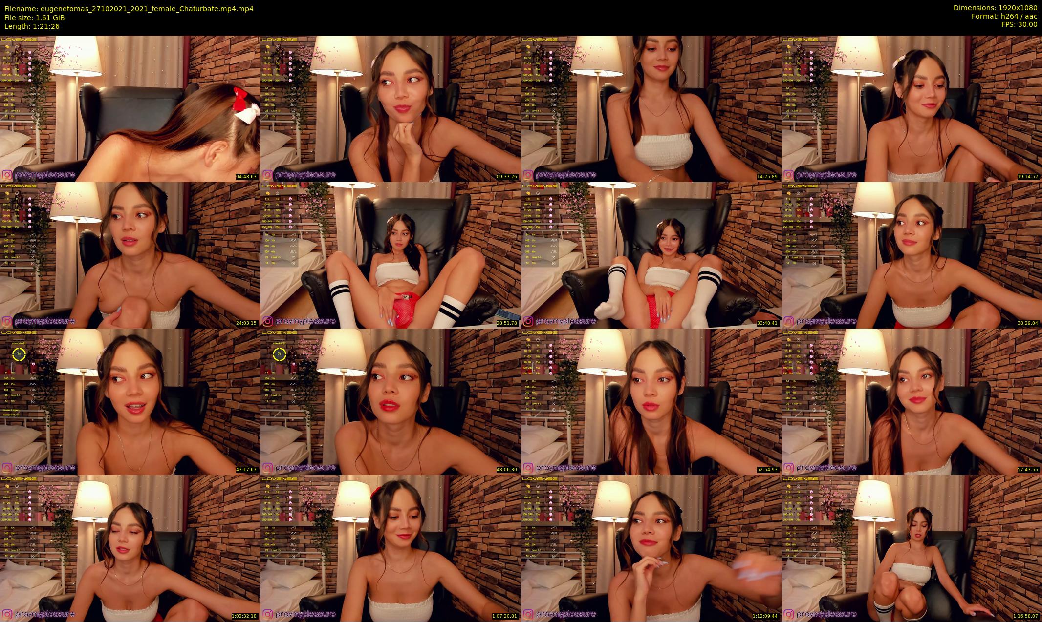 eugenetomas — 82 minute Chaturbate couple cam show recording, 1080p, Oct 27, 2021